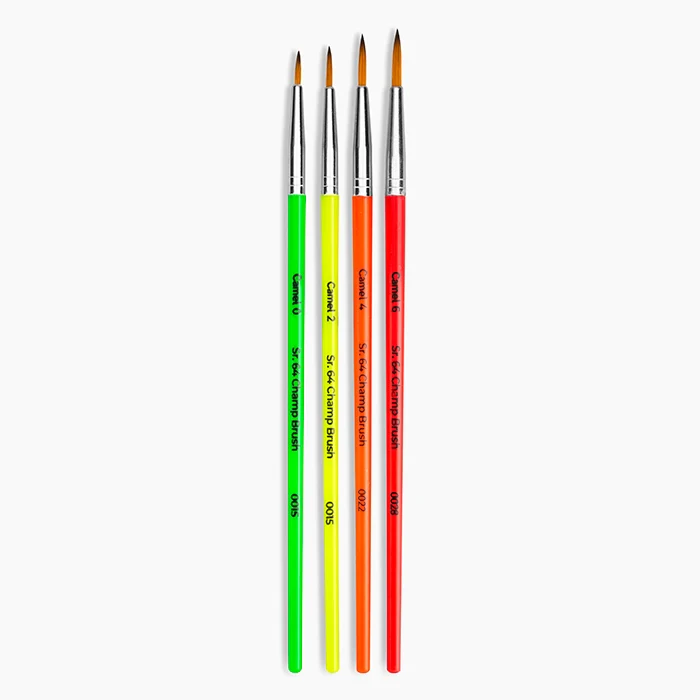 Camlin Camel Champ Brushes Round - Series 64 - Image 3