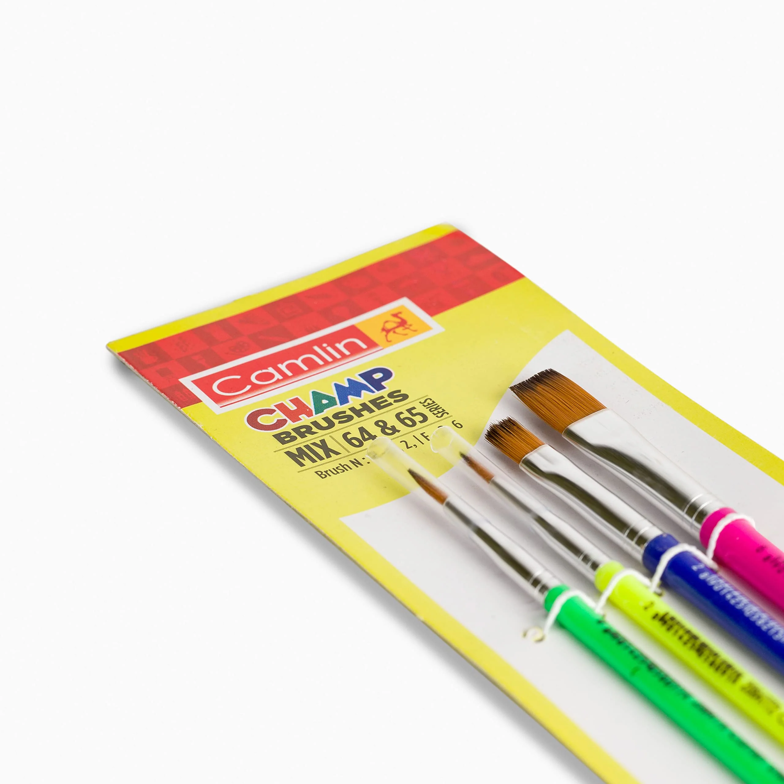 Camlin Camel Champ Brushes Round - Series 64 & Flat - Series 65 - Image 3