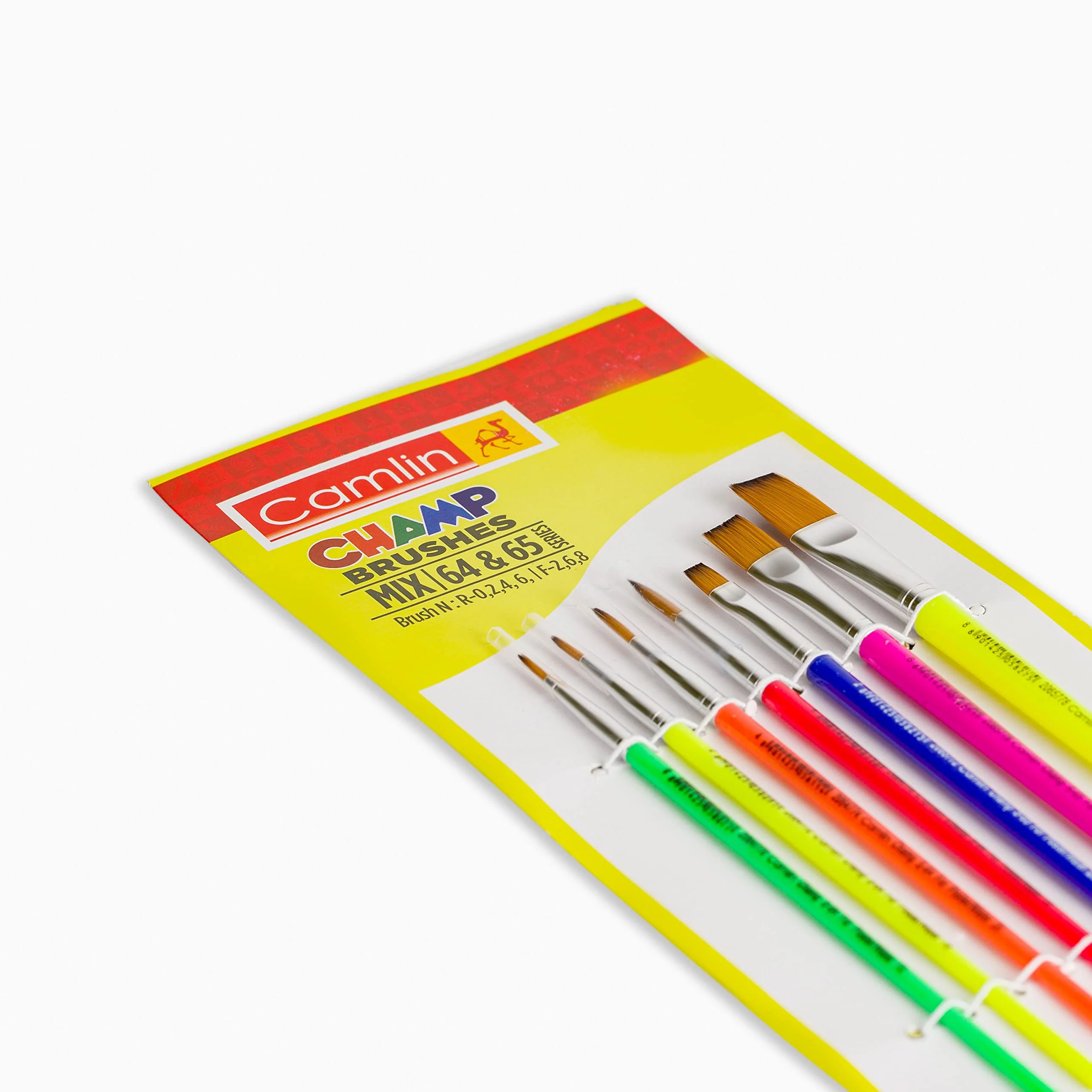 Camlin Camel Champ Brushes
Round - Series 64 & Flat - Series 65 - Image 2
