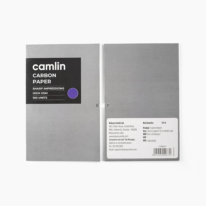 Camlin Carbon Papers Folder of 100 sheets in size 210 x 330 mm - Image 6
