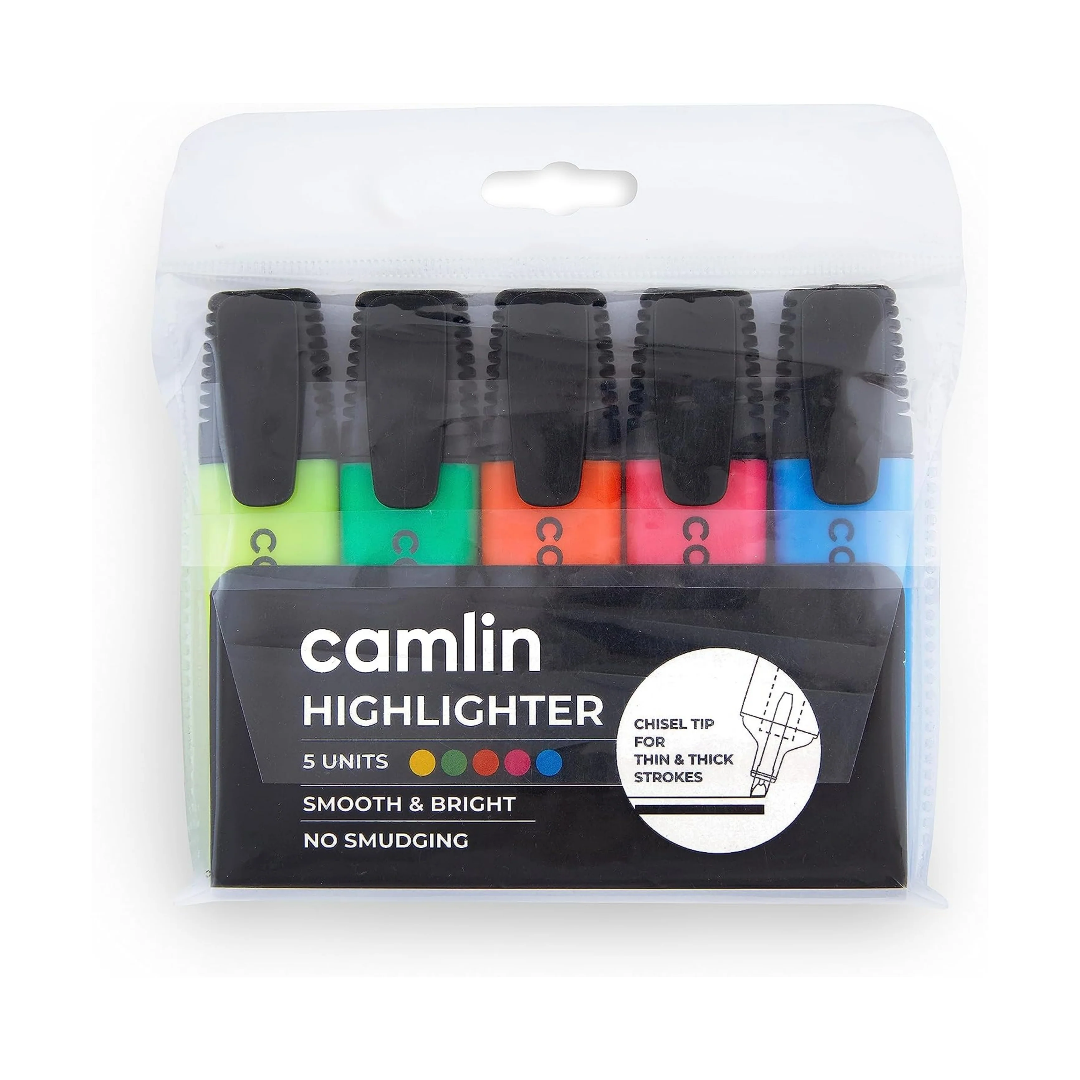 Camlin Highlighters Pack Of 5 - Image 2