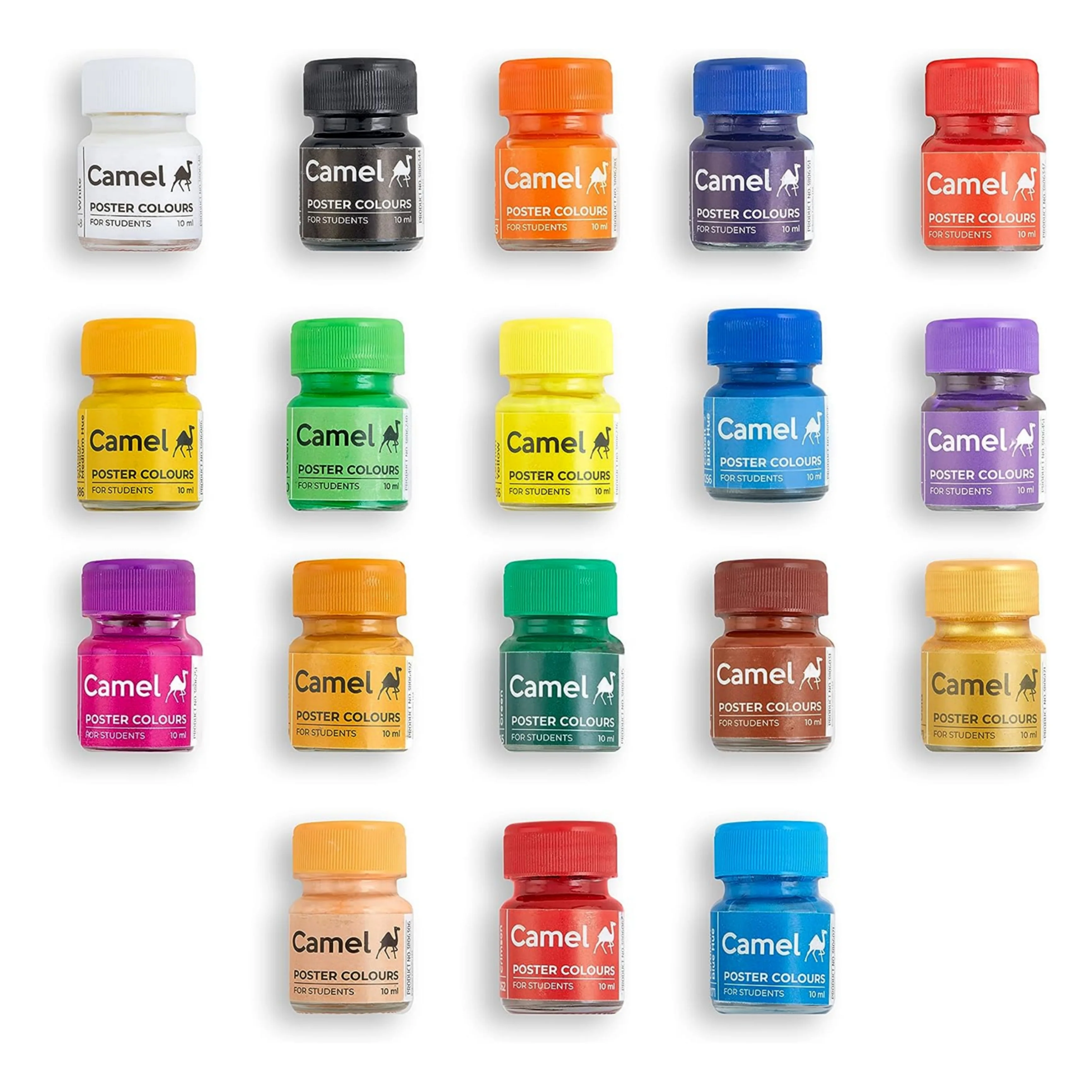 Camlin Kokuyo Student Poster Colours 18 Shades - Image 4