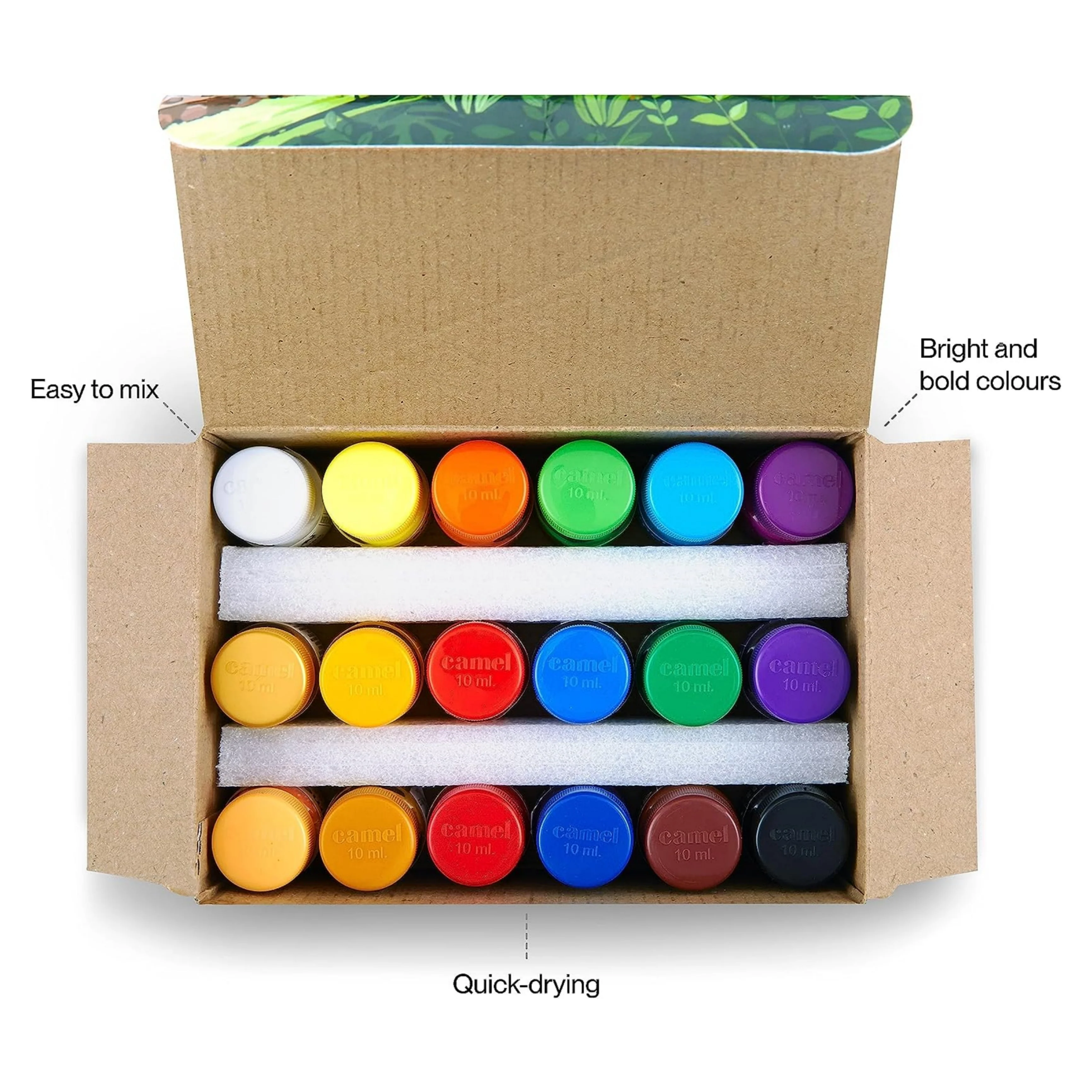 Camlin Kokuyo Student Poster Colours 18 Shades - Image 6