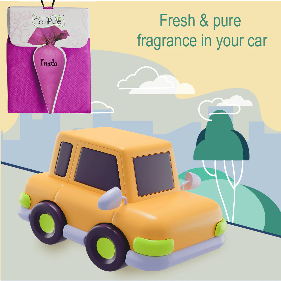 CamPure Camphor Insta Cone (Lavender) -100% Organic | Air Freshener for Car, Wardrobe, Office Cabin's, Drawers, Travel Bag & Bathroom - Image 3
