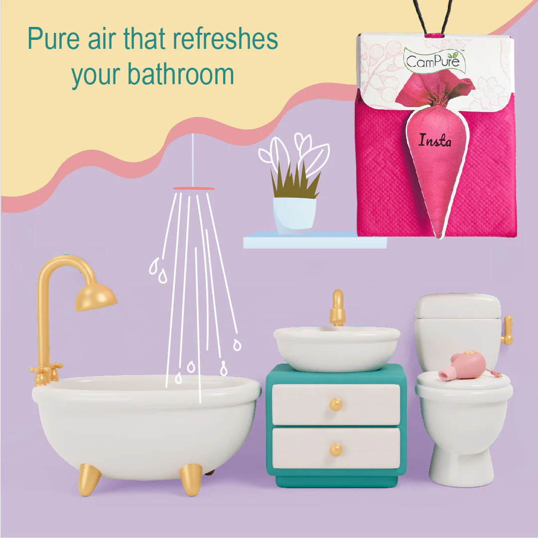 CamPure Camphor Insta Cone (Rose) -100% Organic | Air Freshener for Car, Wardrobe, Office Cabin's, Drawers, Travel Bag & Bathroom - Image 6
