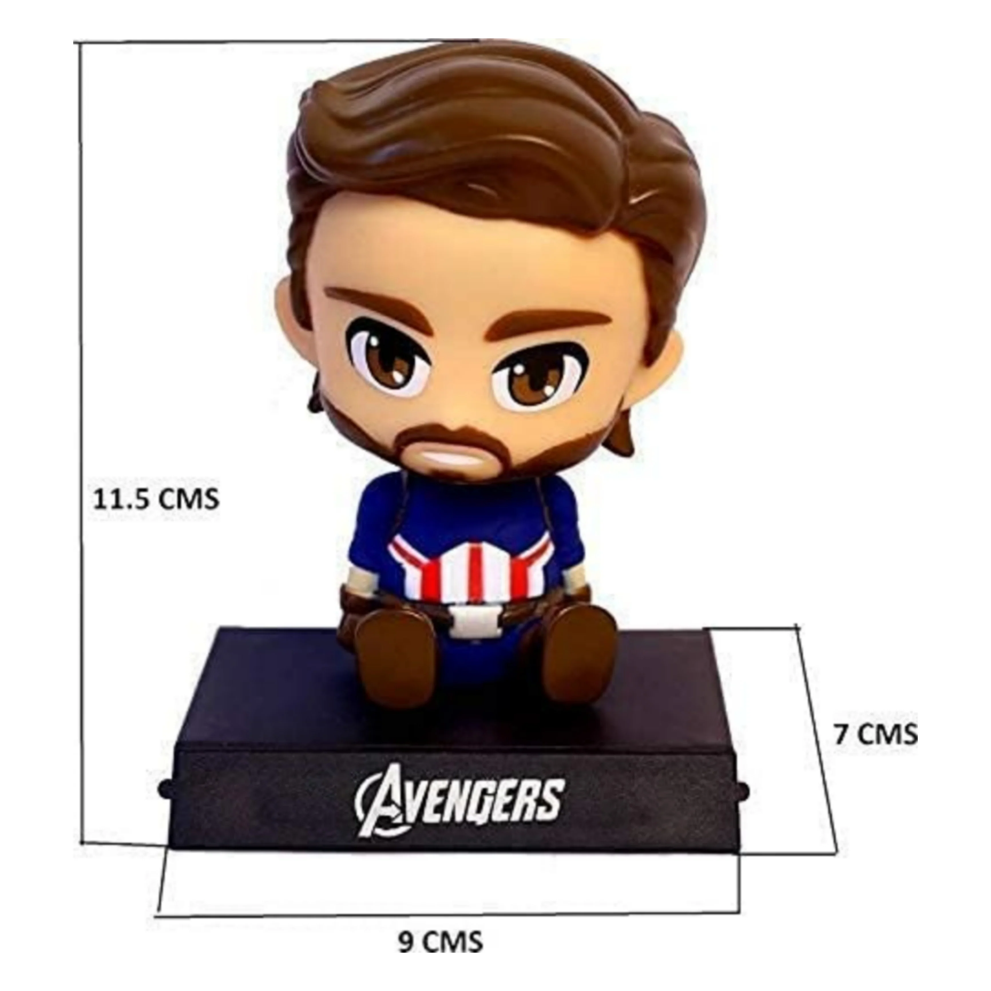Captain America Bobblehead With Mobile Holder - Image 5