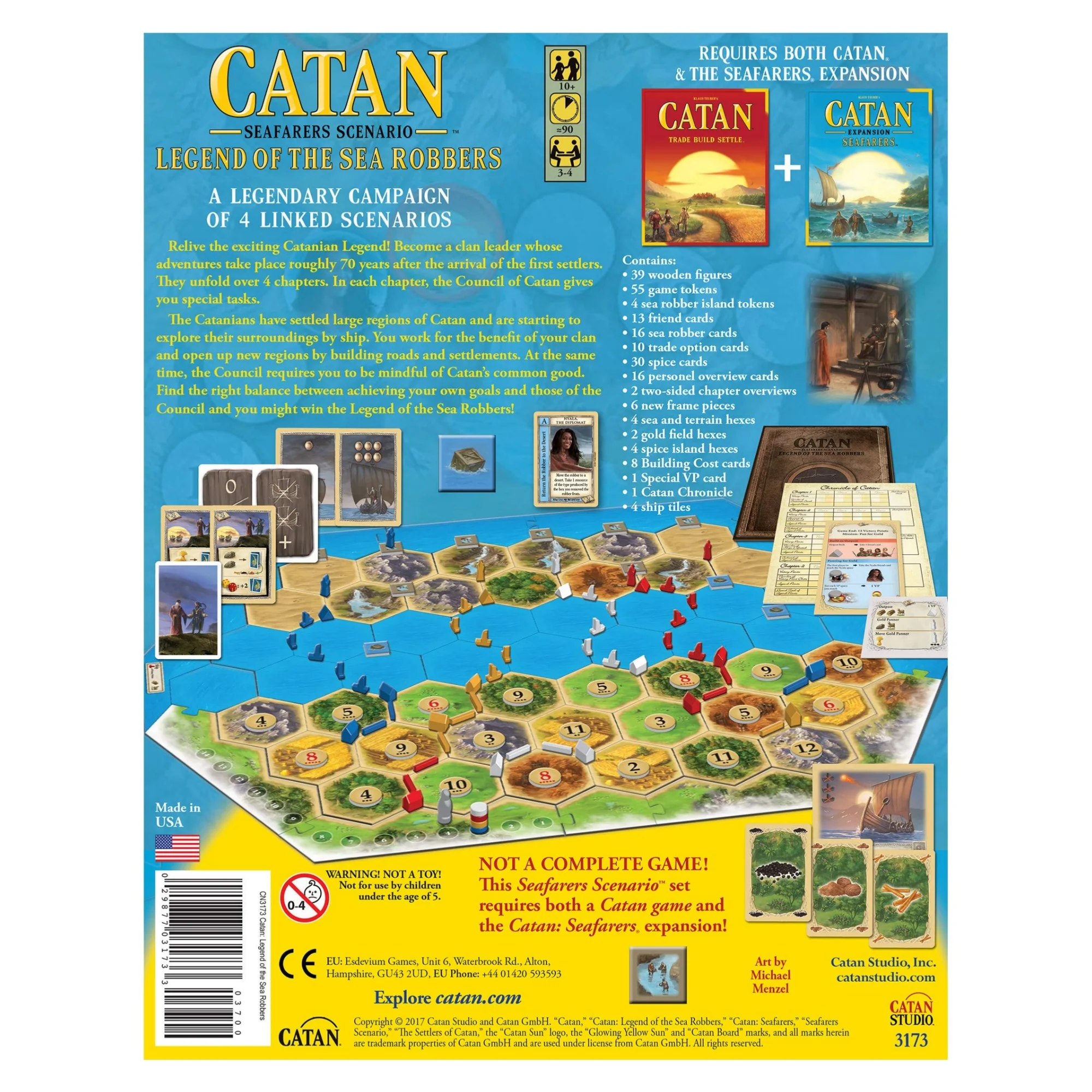 Catan Seafarers scenarios Legend of the Sea Robbers - Image 2