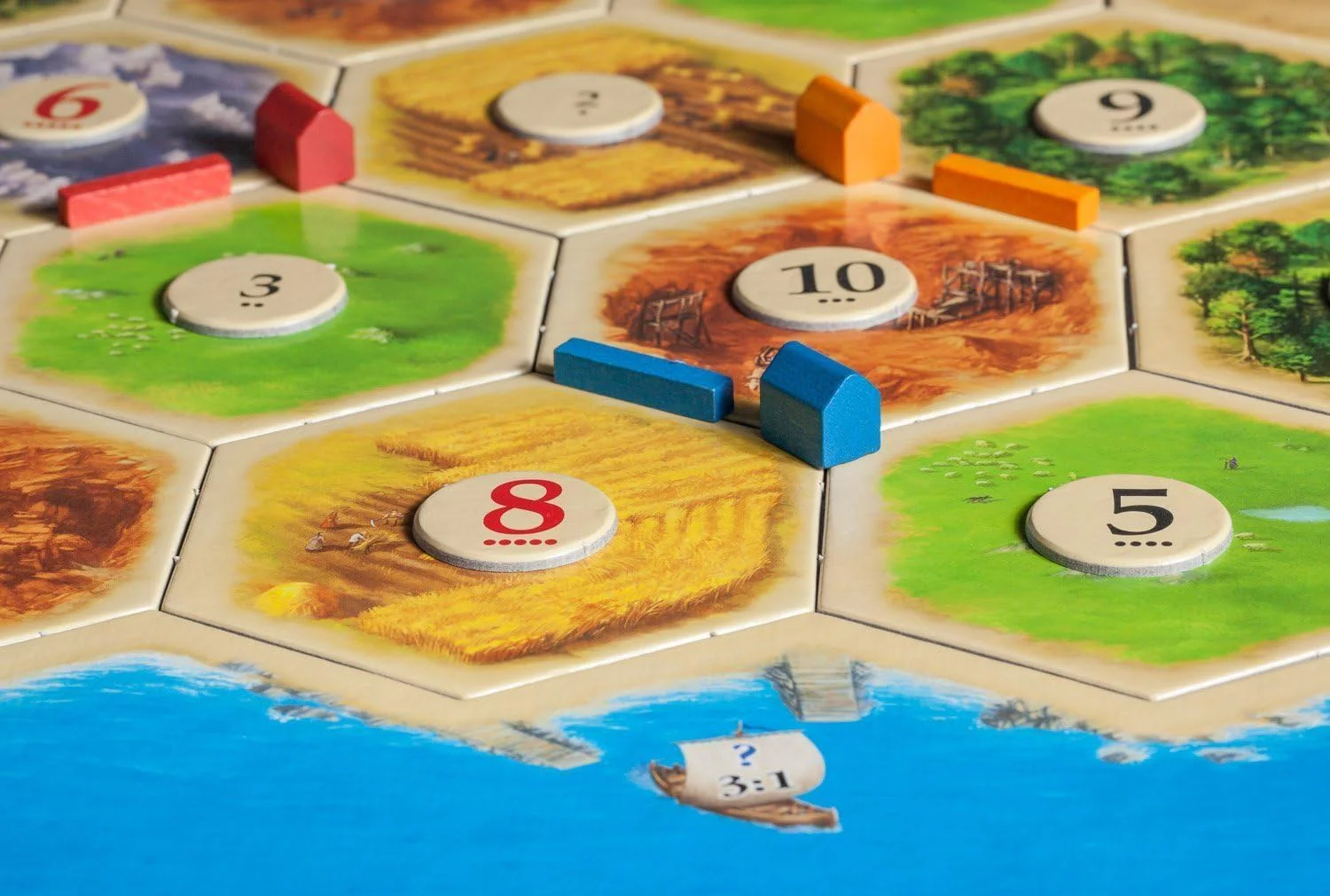 Catan Trade Build Settle Board Game 5th Edition - Image 11