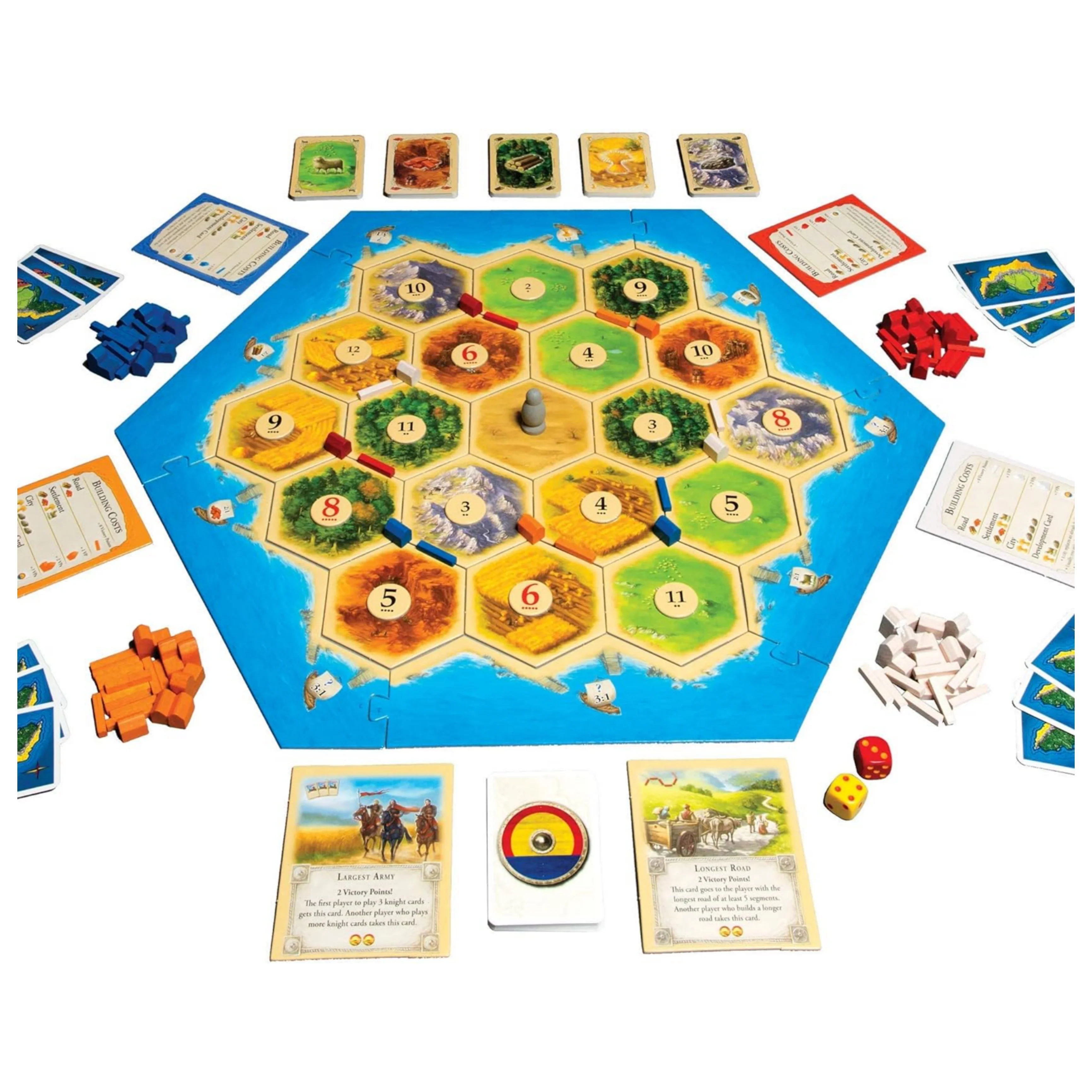 Catan Trade Build Settle Board Game 5th Edition - Image 2