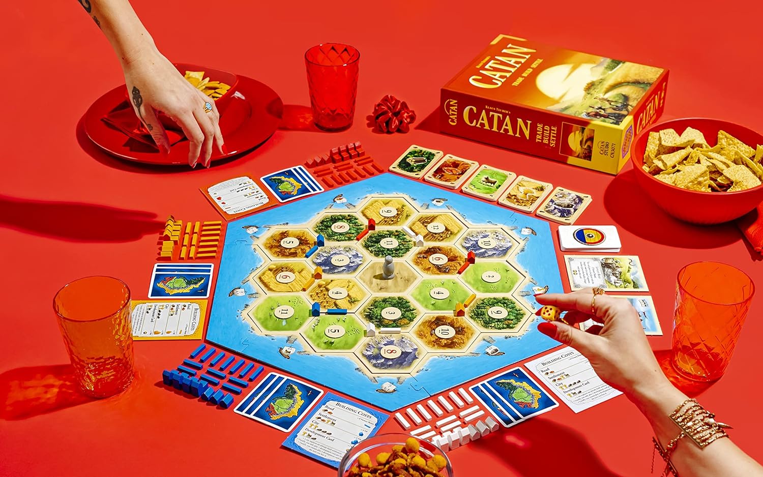 Catan Trade Build Settle Board Game 5th Edition - Image 3