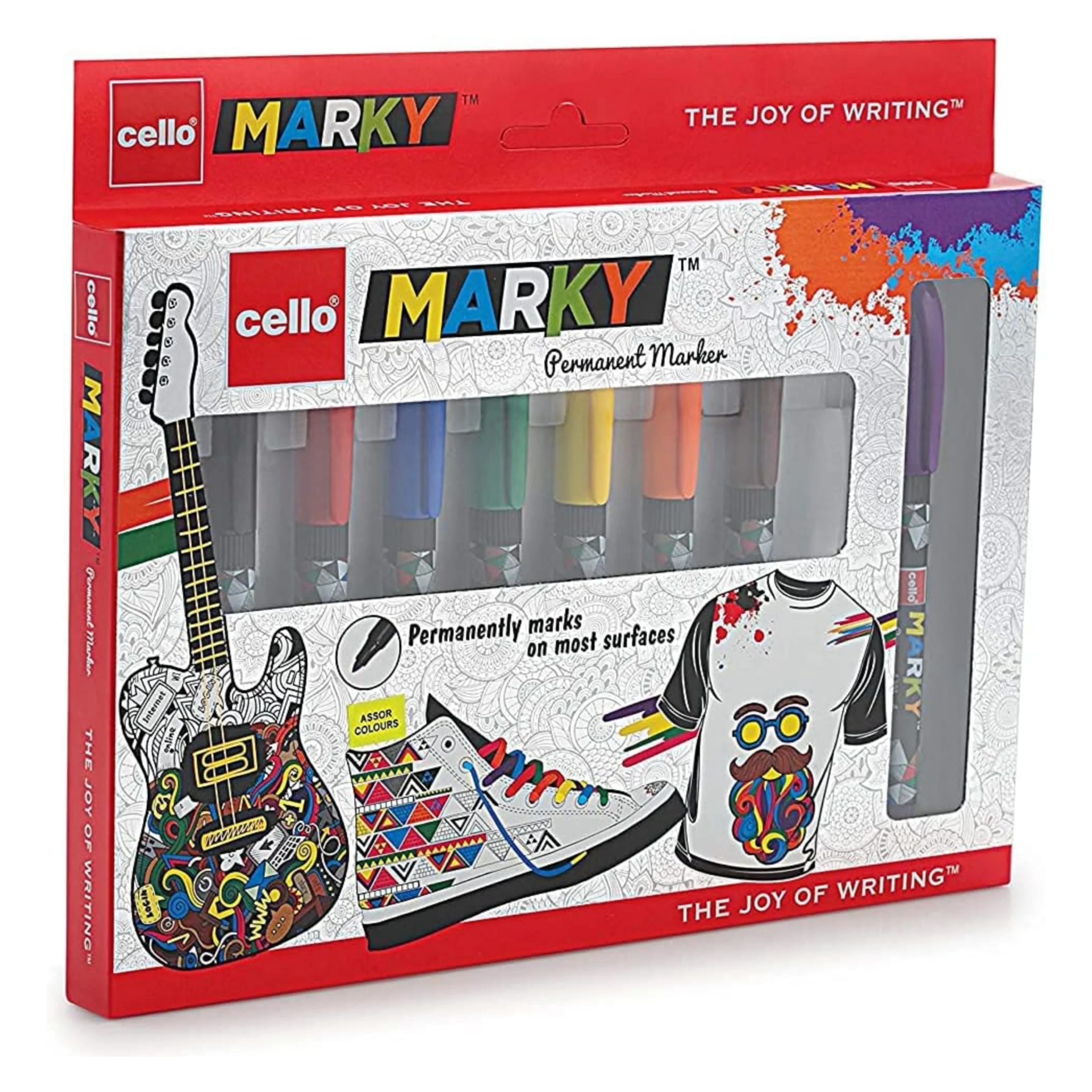 Cello Marky Permanent Marker-Pack Of 8 - Image 2