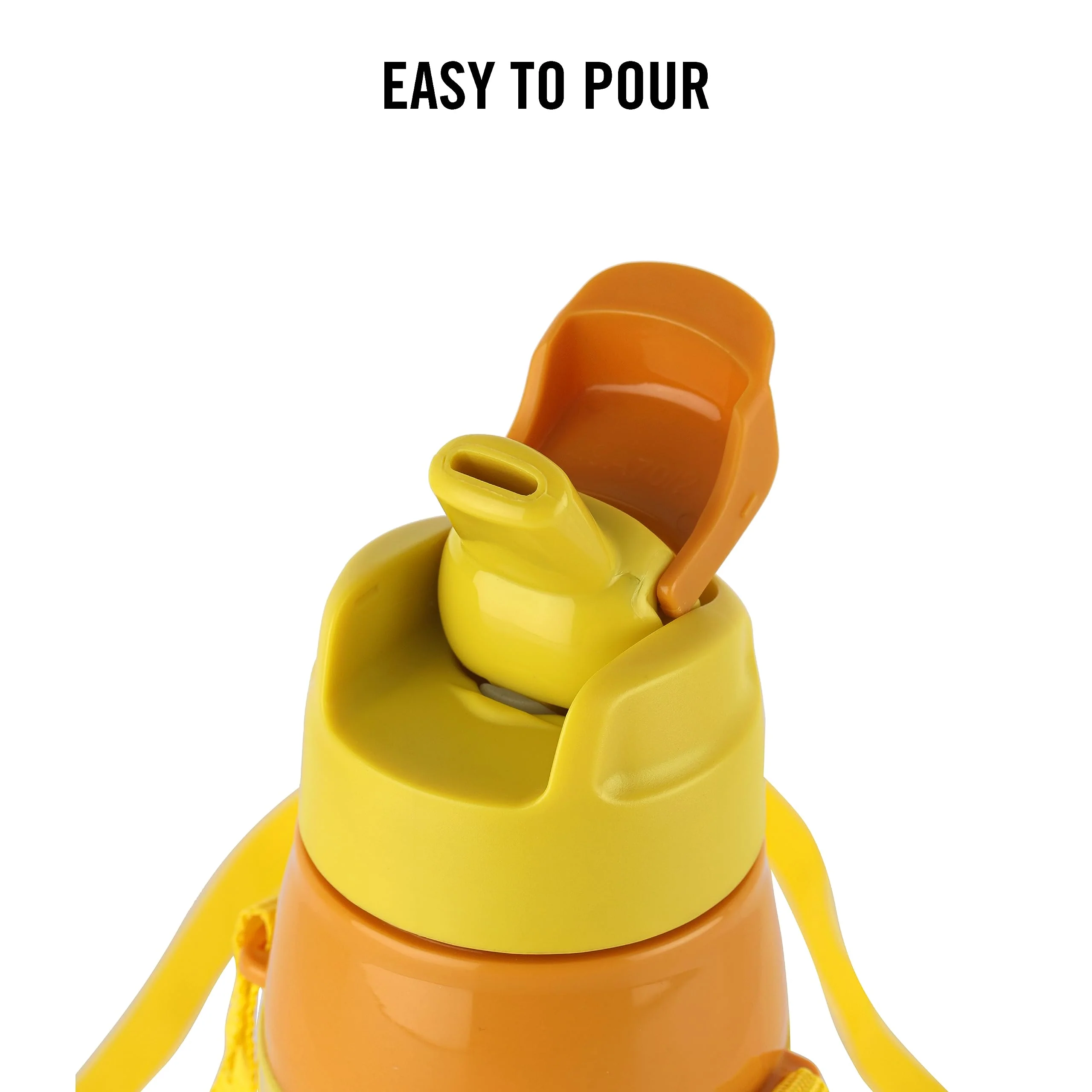 CELLO Puro Steel-X Hydra Kid 400 Water Bottle | PU Insulation | School Bottle | Picnic Bottle | Cold Insulation | Leak Proof | Kids Bottle | Easy to Carry | Tinker Bell | 400ml | Yellow - Image 5