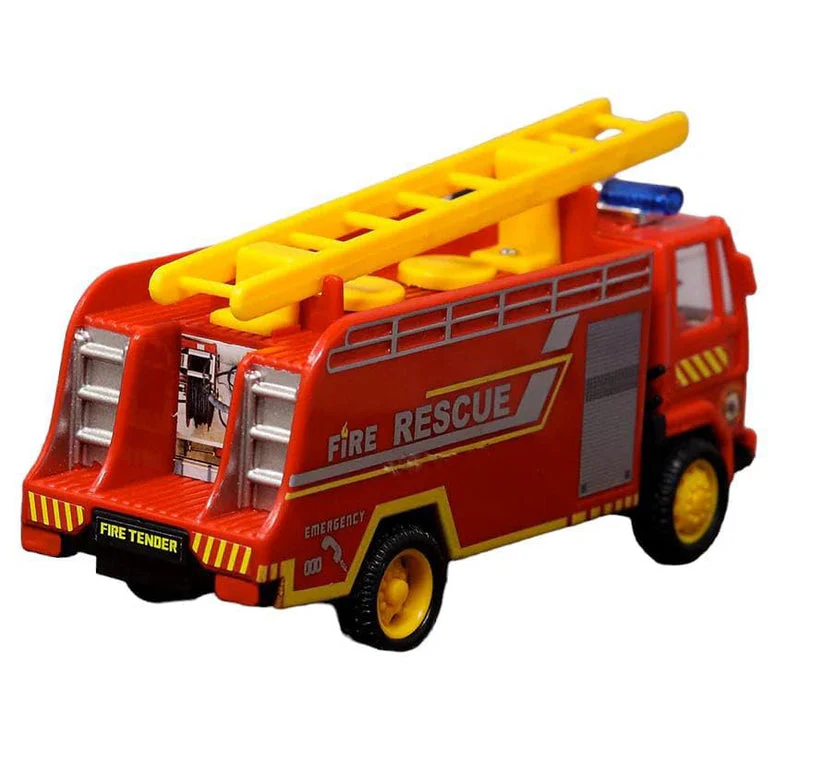Centy Fire Tender Truck Toy for Kids Made of Non Toxic Plastic Pull Back Action - Image 5