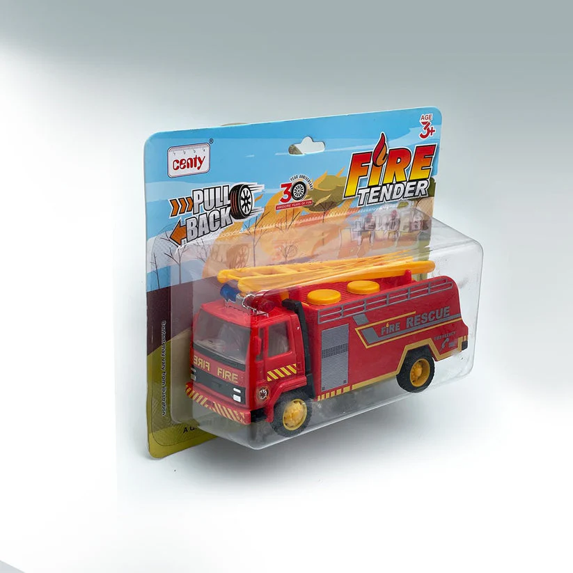 Centy Fire Tender Truck Toy for Kids Made of Non Toxic Plastic Pull Back Action - Image 7
