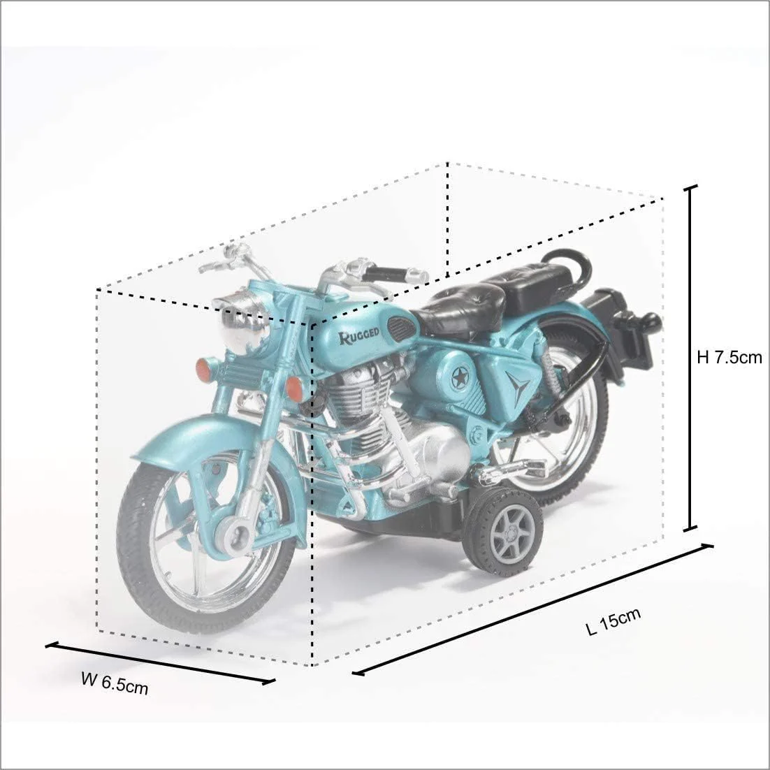 Centy Rugged Pull Back Bike Bullet - Multicolor - Image 7