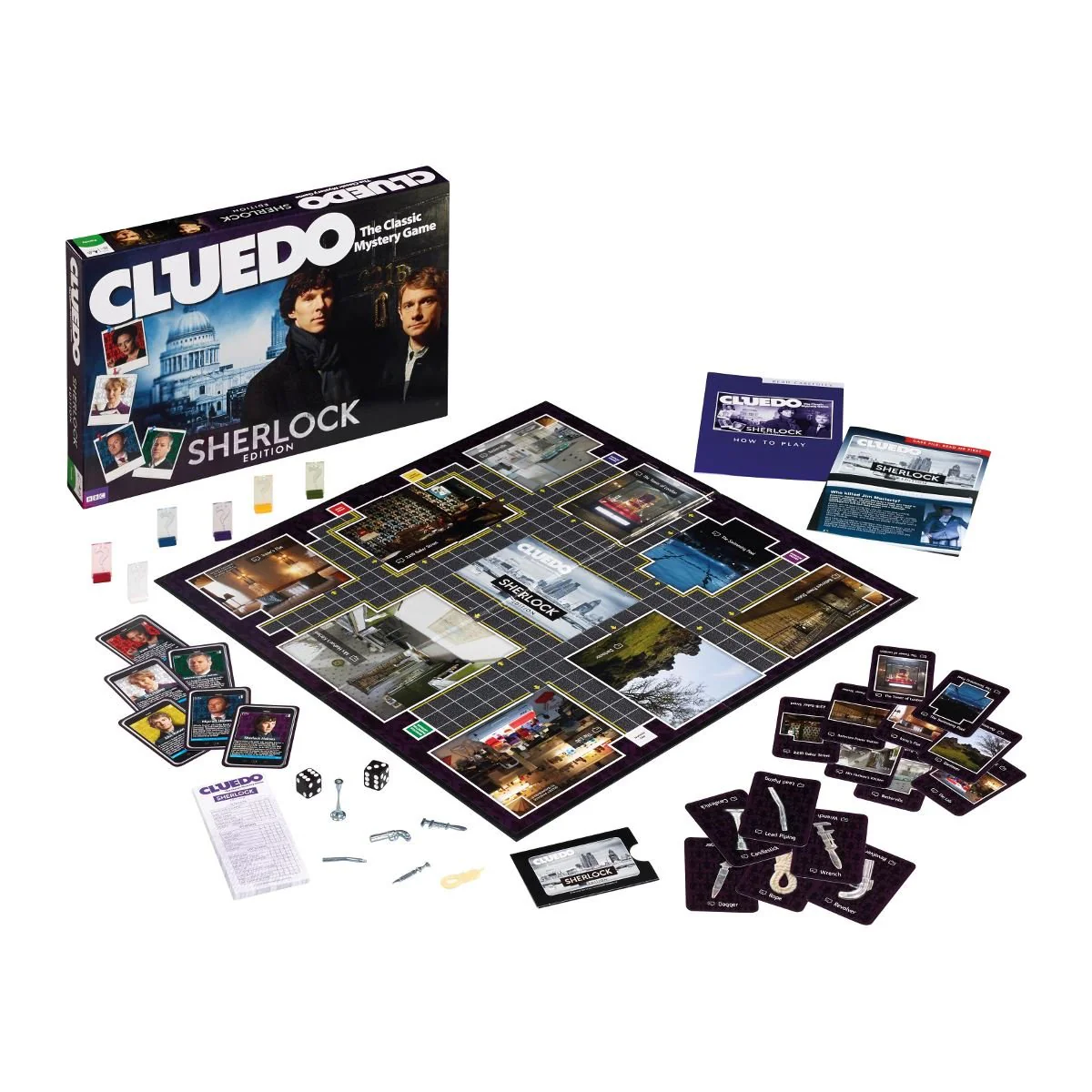 Cluedo Sherlock Edition The Classic Mystery Board Game - Image 4