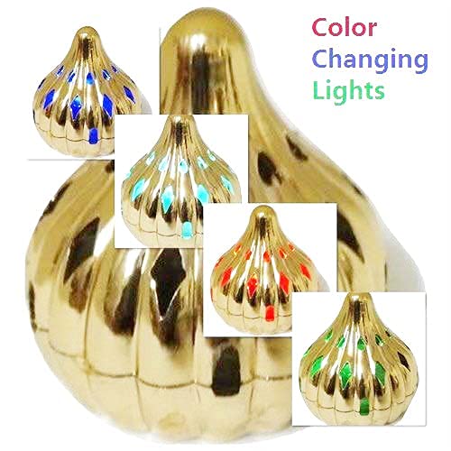 Colour Changing Ganpati Modak Shaped LED Light Multicolour Golden -Set of 6pcs - Image 2