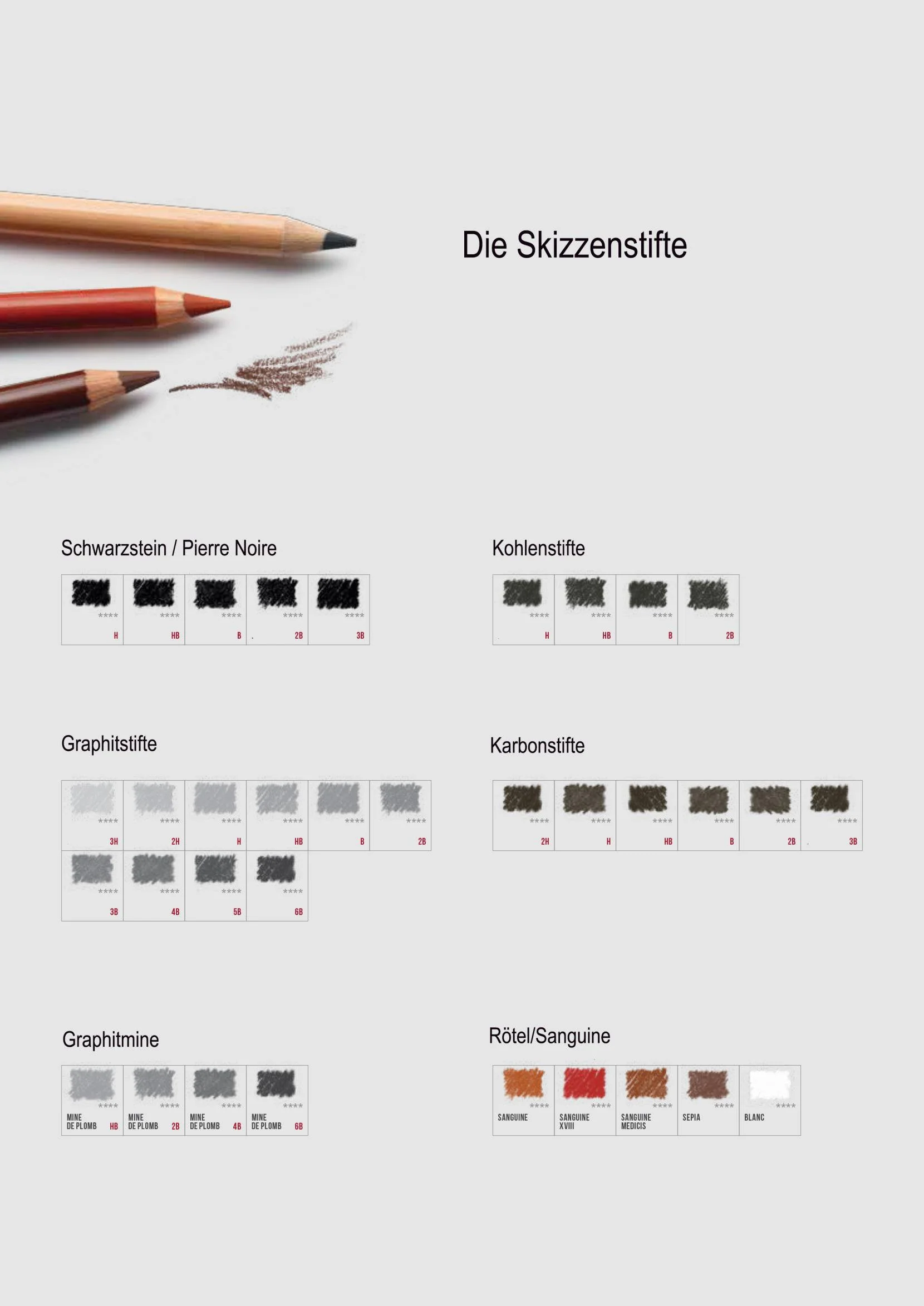 Conté à Paris Artist-Quality Graphite Pencils for Drawing, Writing and Sketching Set of 12 - Image 4
