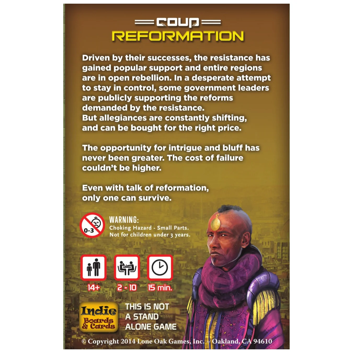 Coup Reformation 2nd Ed Card Game Expansion - Image 2
