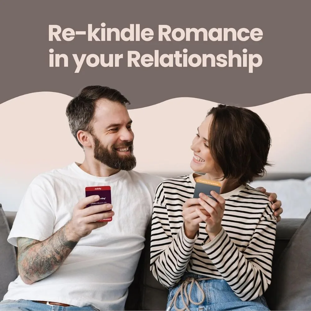 Couple Reconnect Card Game 200 Conversation Starters for Couples - Image 2