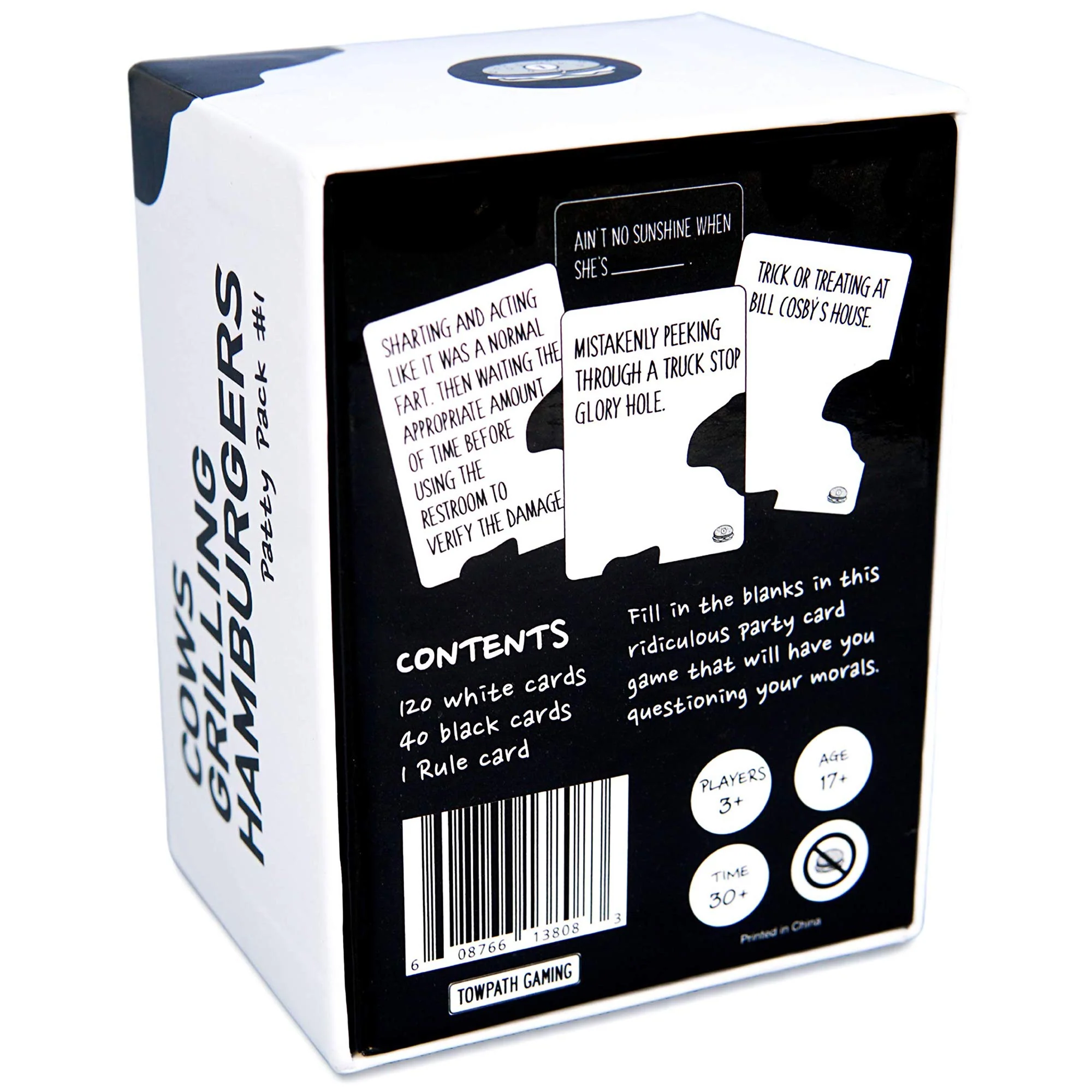 Cows Grilling Hamburgers Adult Party Card Game - Image 2