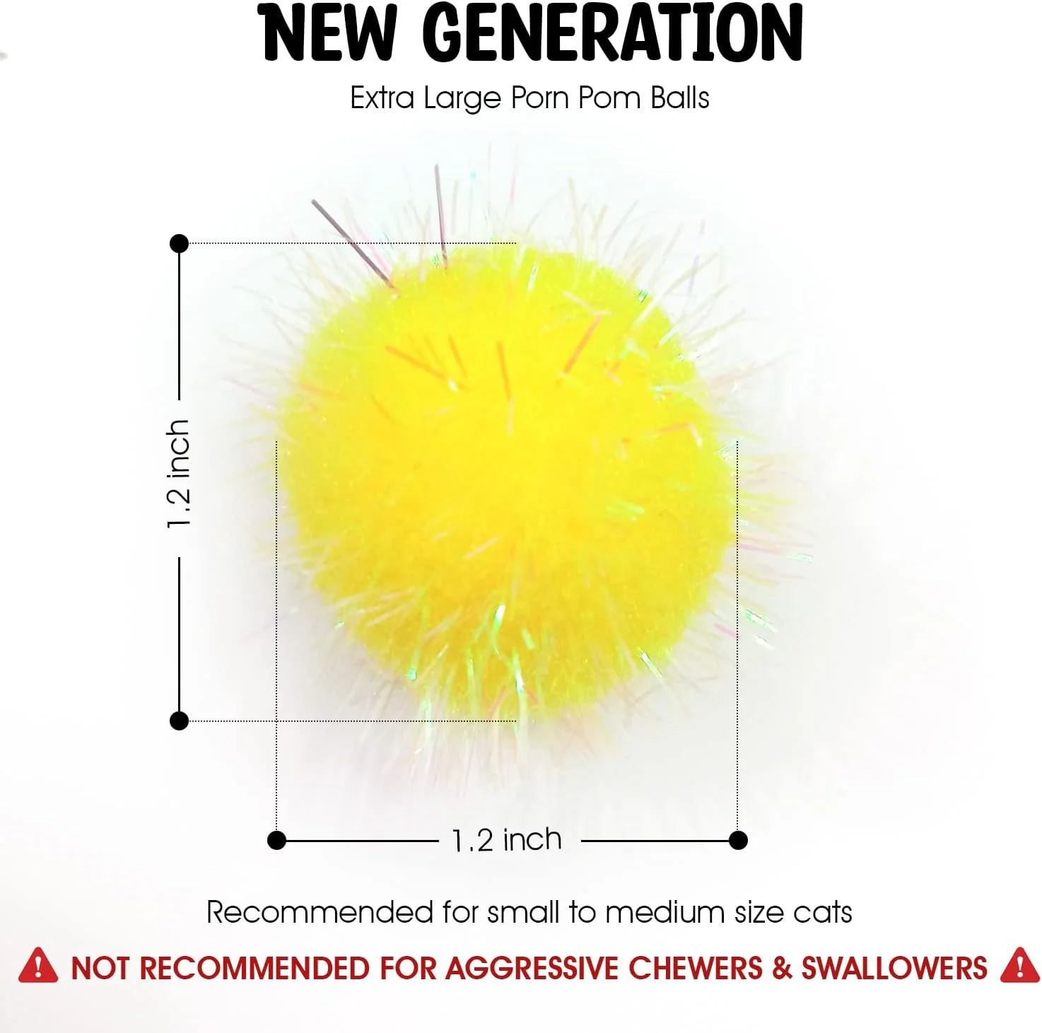 Craft Glitter Pom Pom Ball 1 Cm Assorted Colorful - 1000 Pc's - Image 2