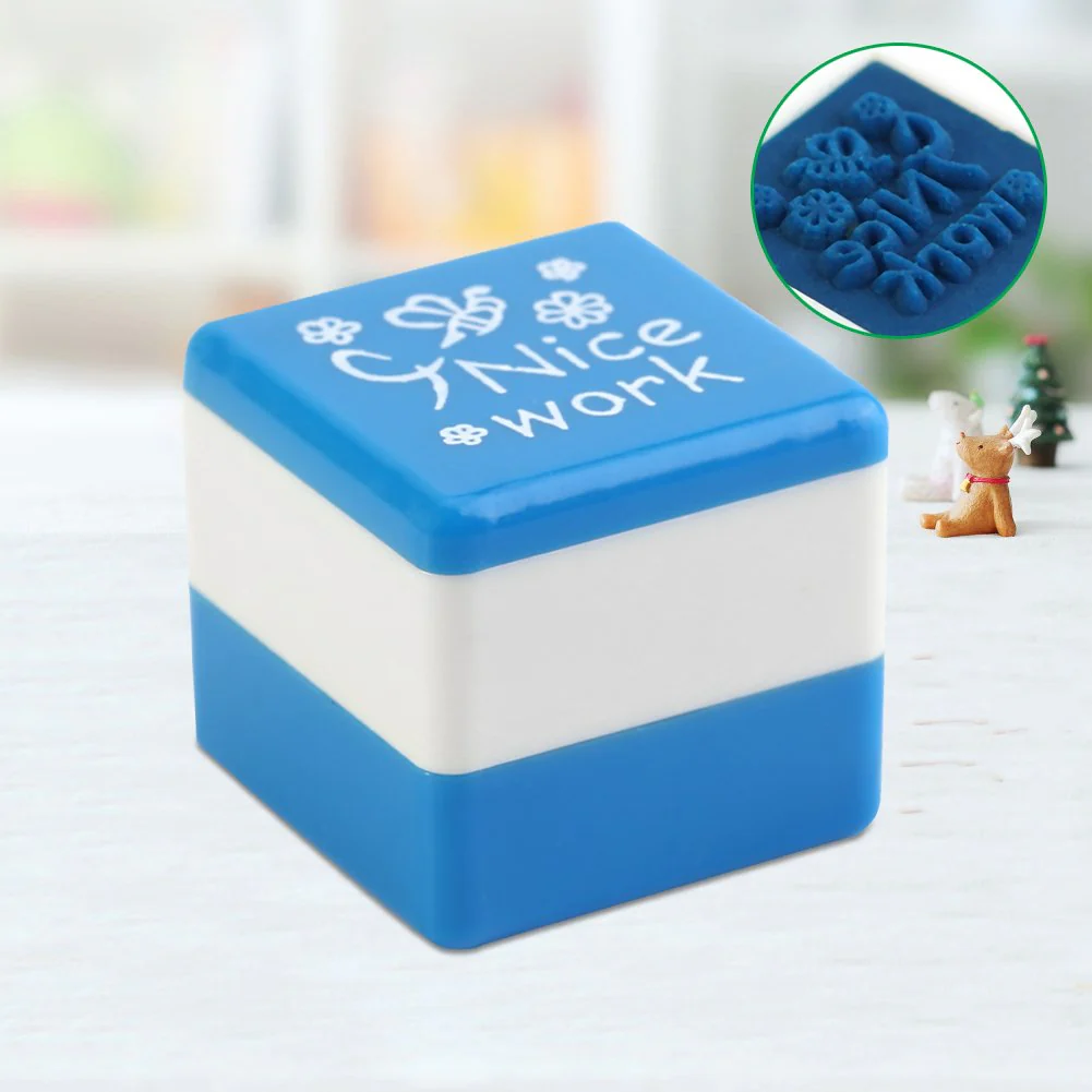Creative Self Inking DIY Stamp Cute Motivation Diary Stamps DIY Praise for Teacher - Image 4