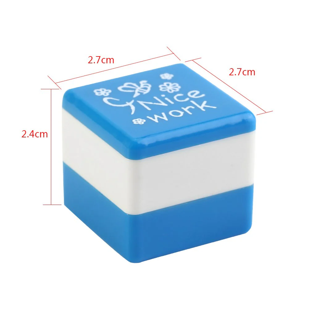 Creative Self Inking DIY Stamp Cute Motivation Diary Stamps DIY Praise for Teacher - Image 7