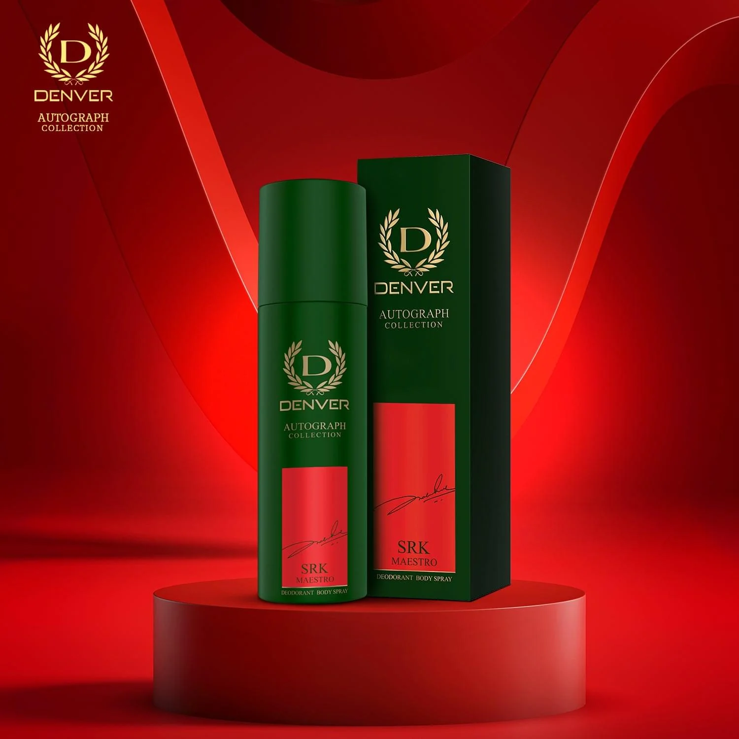 Denver Srk Maestro Autograph Collection Deodorant Spray - For Men (140ML) Long Lasting Luxury Deo Body Spray - Image 6