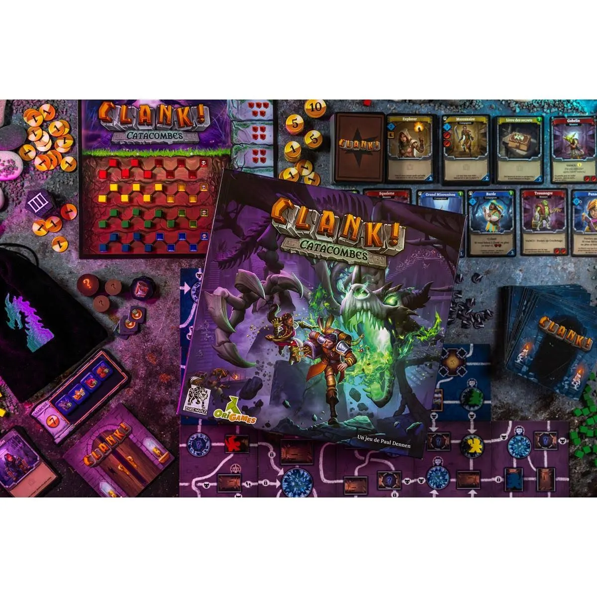 Dire Wolf Clank! Catacombs Board Game - Image 8