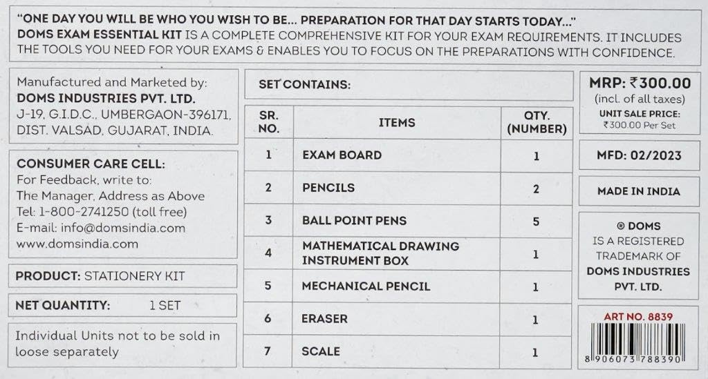 Doms EXAM Essential KIT - Image 3