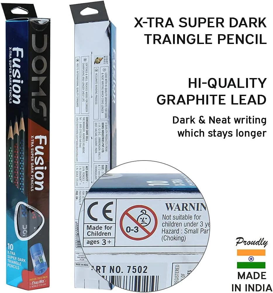 Doms Fusion Xtra Super Dark Pencils - Image 3