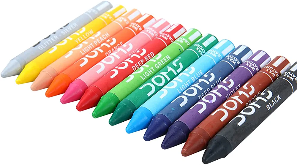 Doms Non-Toxic Jumbo Wax Crayon Set in Cardboard Box - Image 2