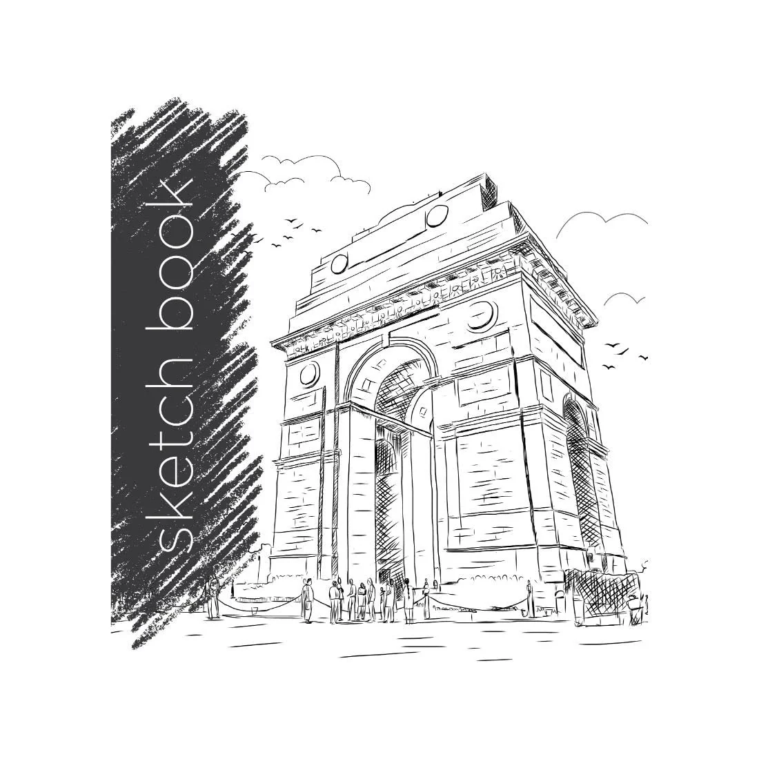 Doms Wiro Bound Sketch Book | 150 GSM, Unruled, 72 Pages | 29.7 x 21 CM | Ideal for Drawing, Sketching, Colouring and Painting - Image 2