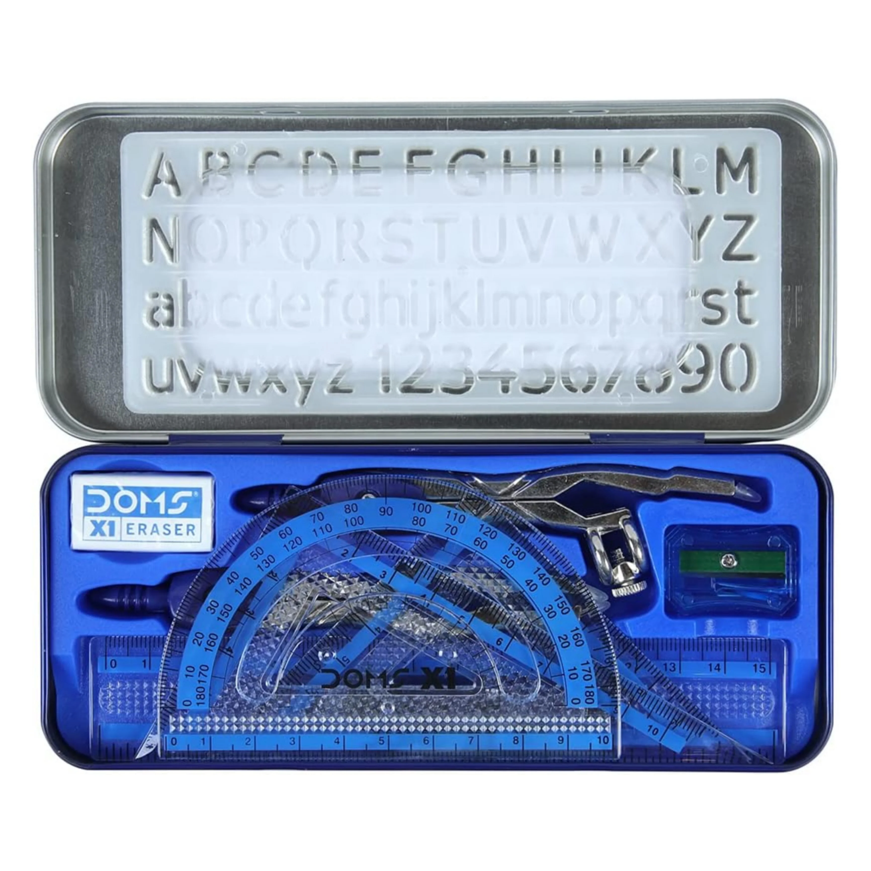 Doms X1 Premium Mathematical Drawing Instrument Box | Best In Class | Ensures Accuracy & Perfection | Geometry Box For Students | Set of 10 Instruments - Image 2