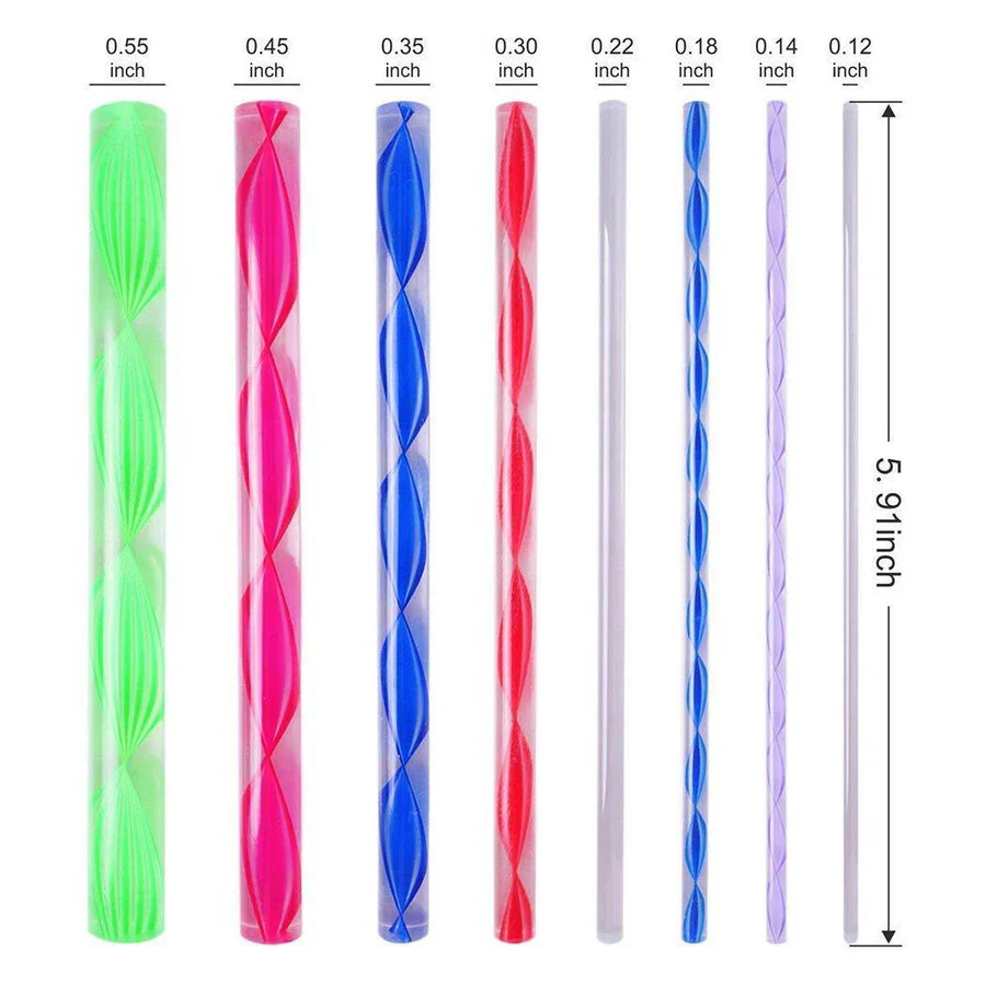 Dotting Rods Acrylic Twist Sticks Mandala Tools 8 Pc's - Image 6
