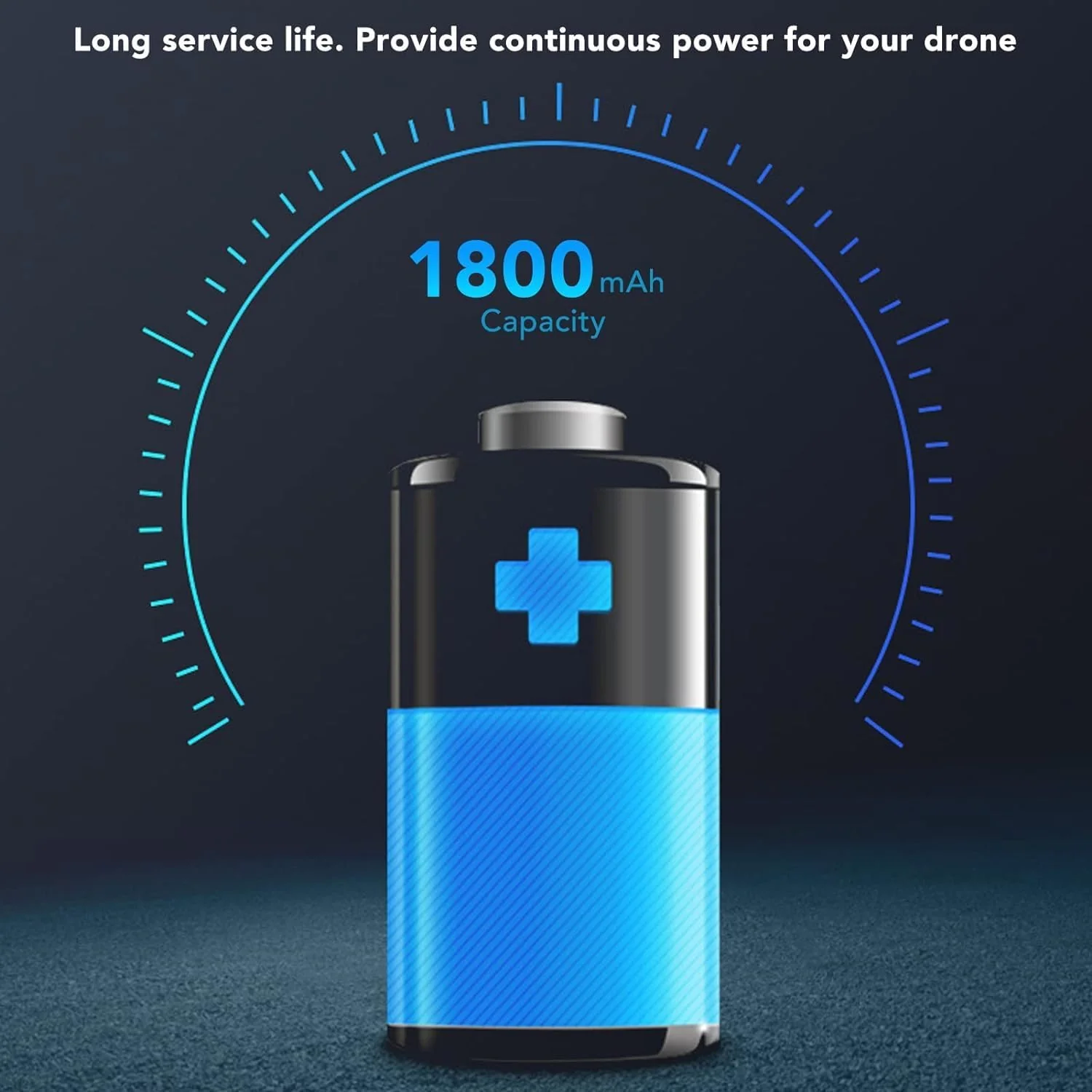 Drone Battery Thermal Insulation RC UAV Battery Plug and Play 3.7V 1800mAh Battery E88 E88pro - Image 4
