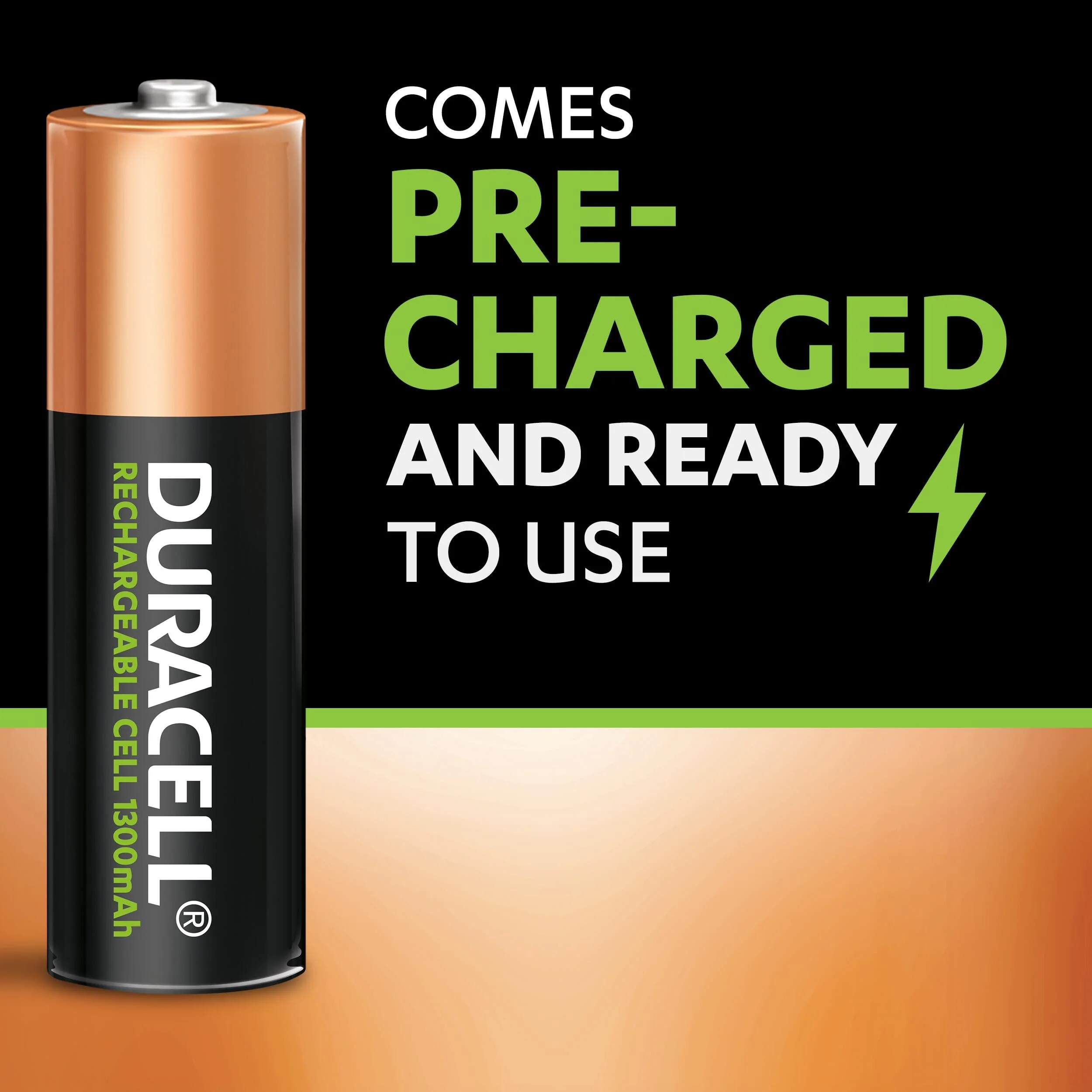 Duracell Rechargeable AA 1300mAh Battery Pack of 2 - Image 2
