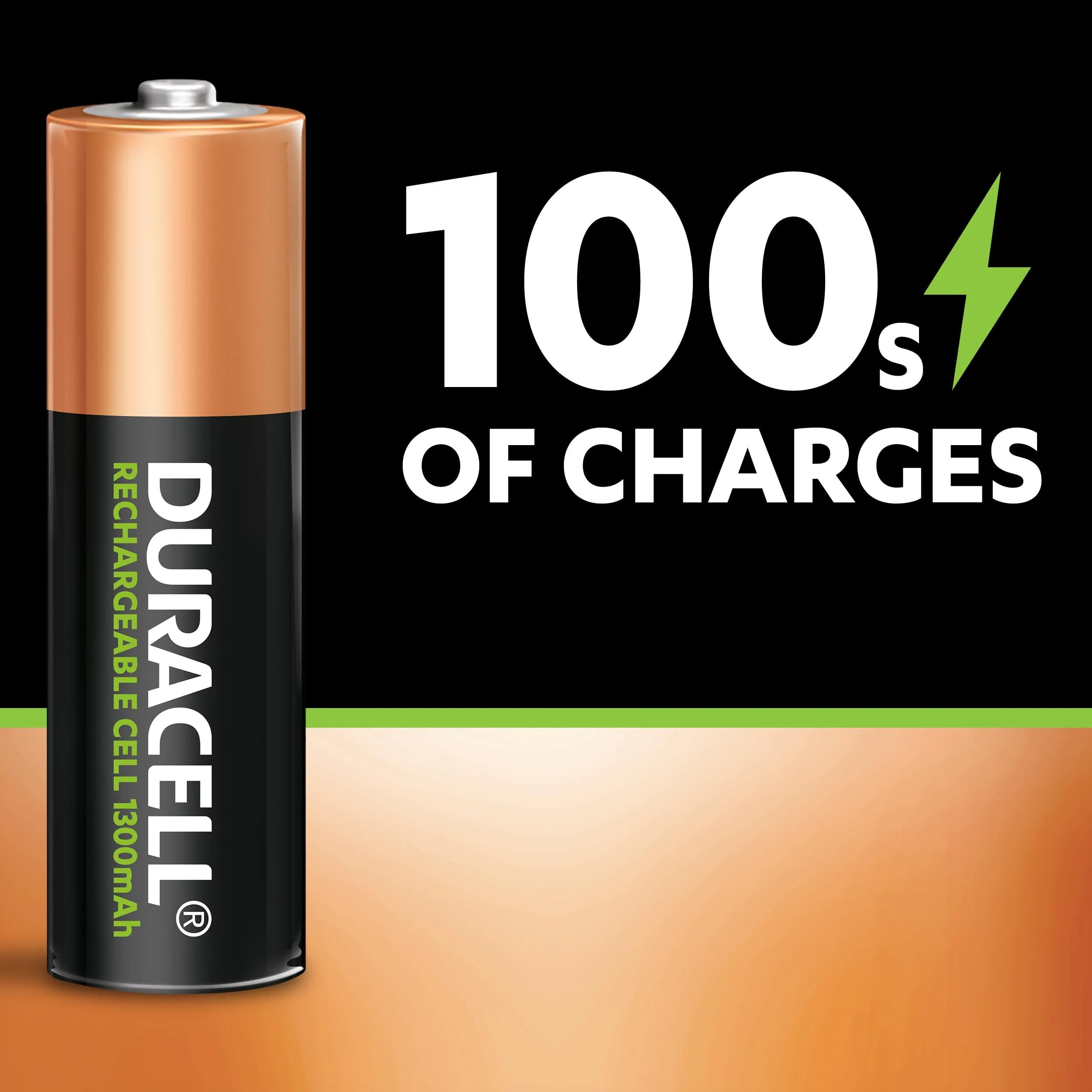 Duracell Rechargeable AA 1300mAh Battery Pack of 2 - Image 3