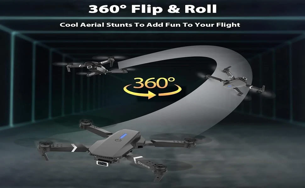 E88-Pro-Drone-with-4K-Camera-WiFi-FPV-1080P-HD-Dual-Foldable-RC-Drone-Altitude-Hold-Headless-Mode-Visual-Positioning-Auto-Return-App-Control - Image 5