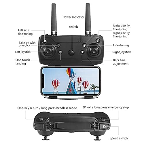 E88-Pro-Drone-with-4K-Camera-WiFi-FPV-1080P-HD-Dual-Foldable-RC-Drone-Altitude-Hold-Headless-Mode-Visual-Positioning-Auto-Return-App-Control - Image 6