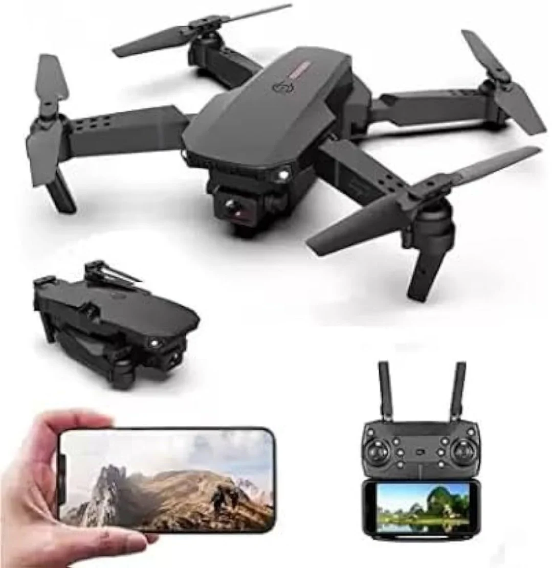 E88 Pro Drone with 4K Camera, WiFi FPV 1080P HD Dual Foldable RC Quadcopter Altitude Hold, Headless Mode, Visual Positioning - Image 2