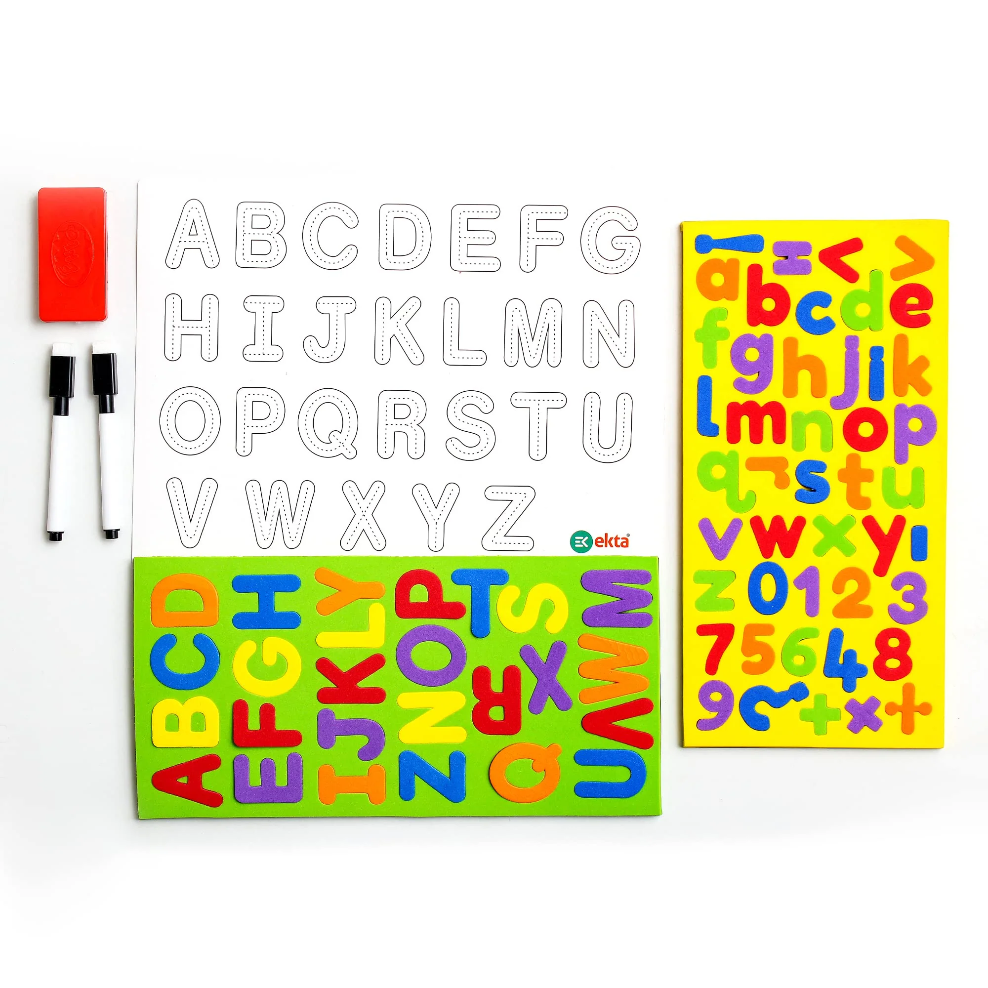 Ekta 6 in 1 Magnetic Alphabet & Numbers Game, Learning & Educational Magnetic Board Game - Image 3