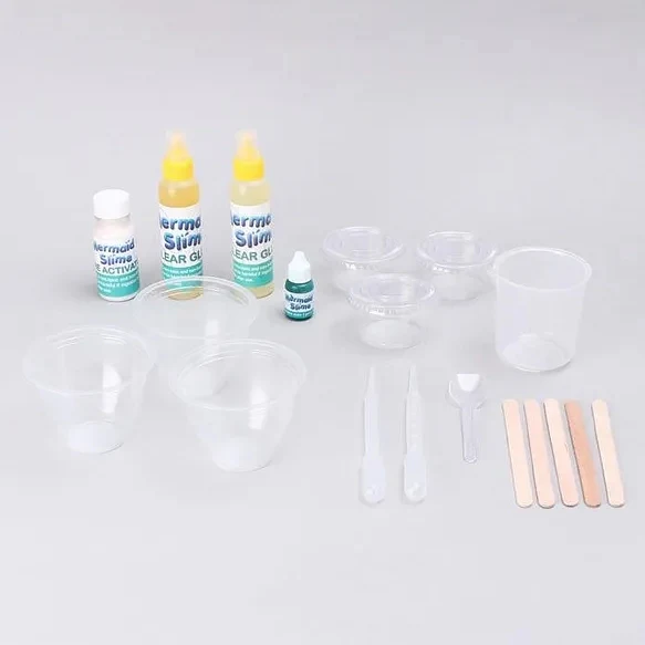 Ekta Make Your Own Mermaid Slime Kit for Kids | DIY Slime Making Activity Kit - Image 2