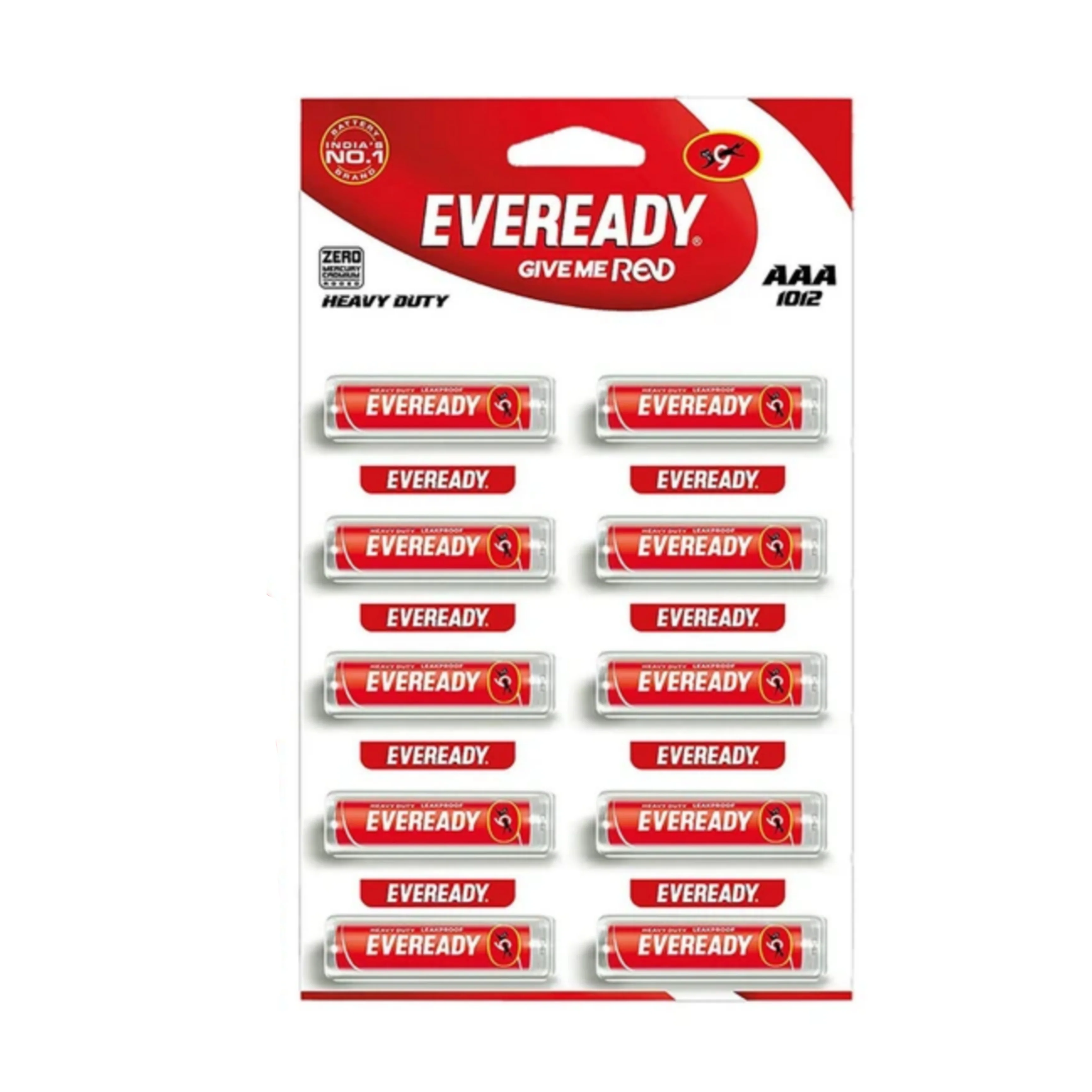 Eveready Carbon Zinc AAA Batteries 1.5 Volt Highly Durable & Leak Proof AAA Battery for Household and Office Devices