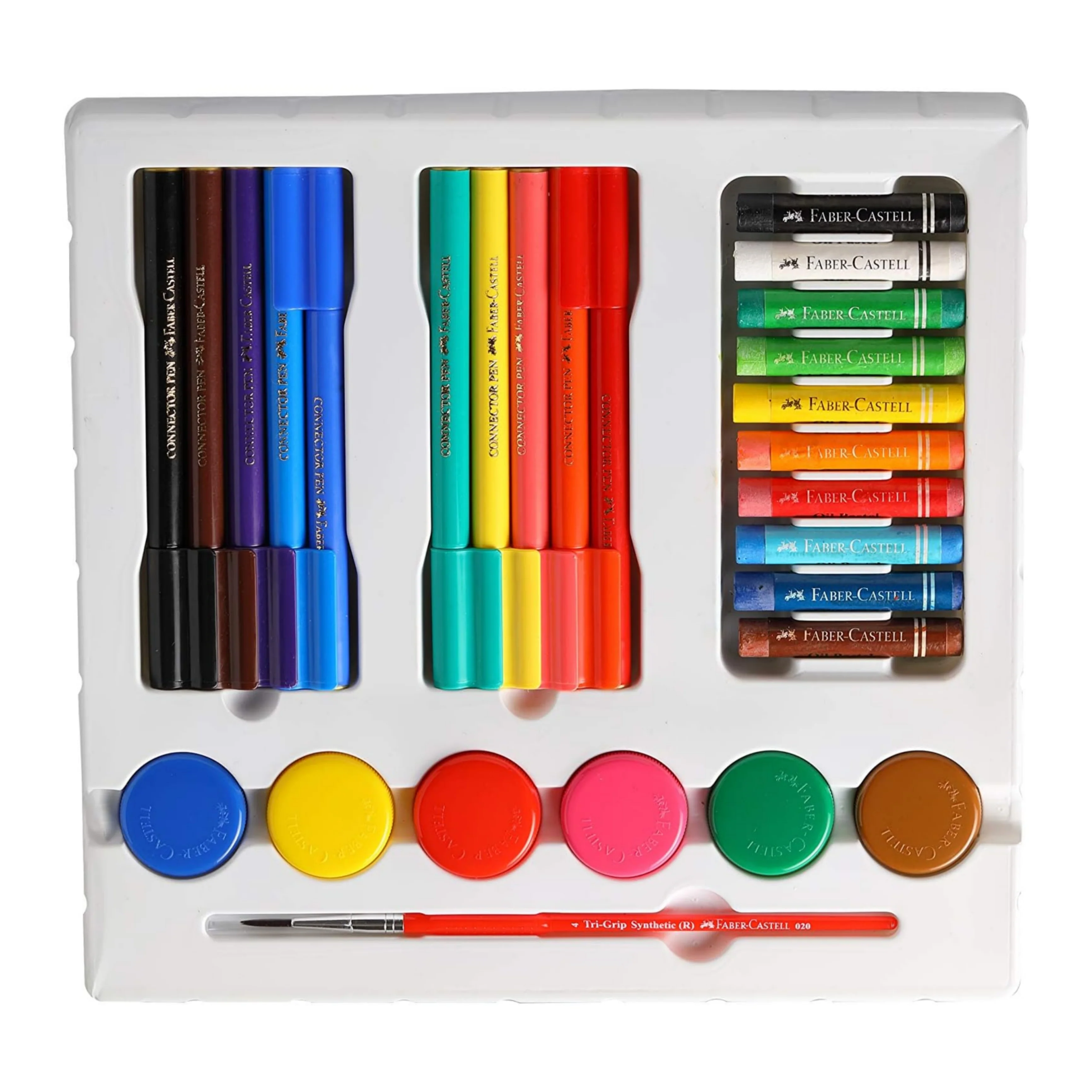 Faber-Castell Art Colour Kit -27 Pieces - Image 2