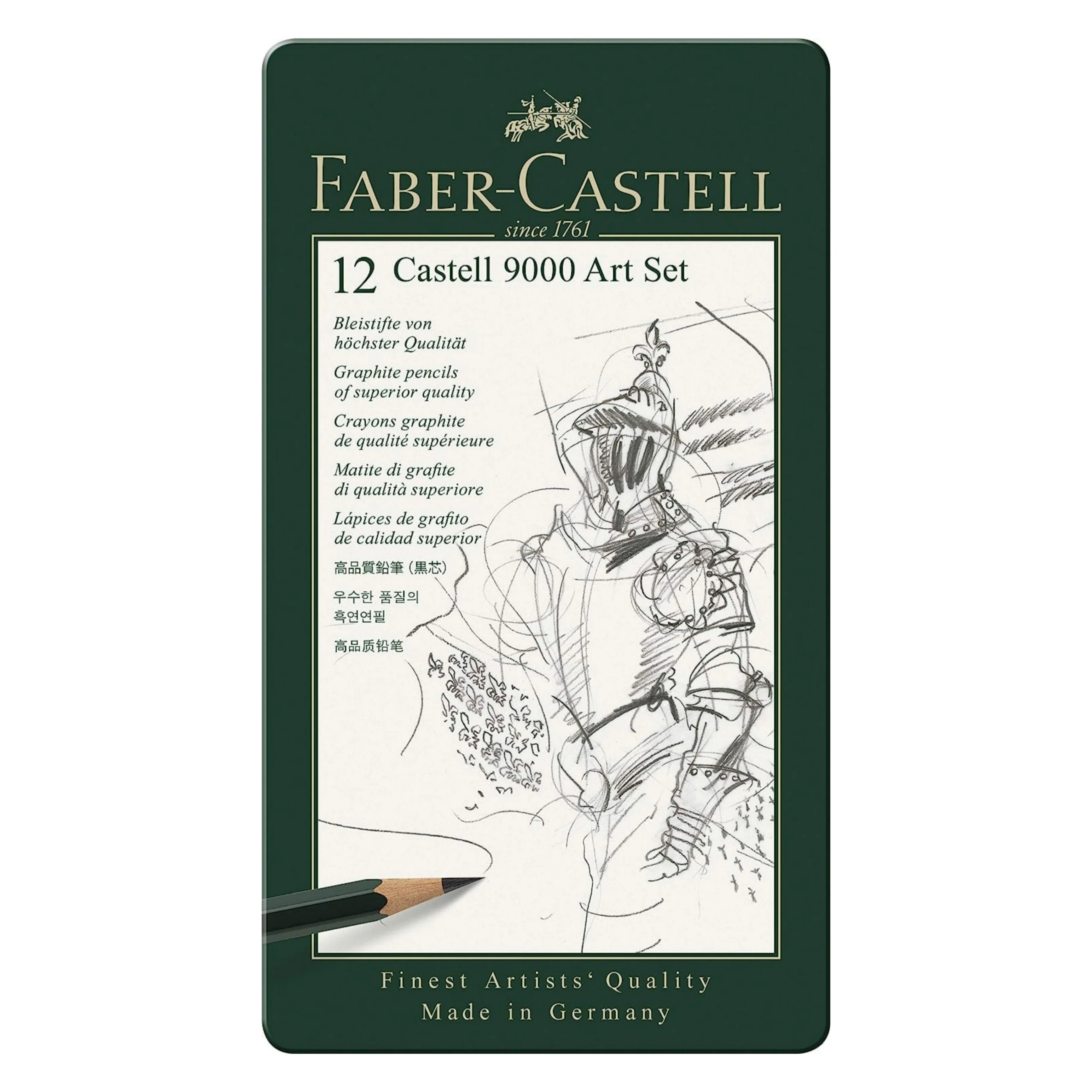 Faber-Castell Castell 9000 Pencil Set-Pack Of 12 - Image 2