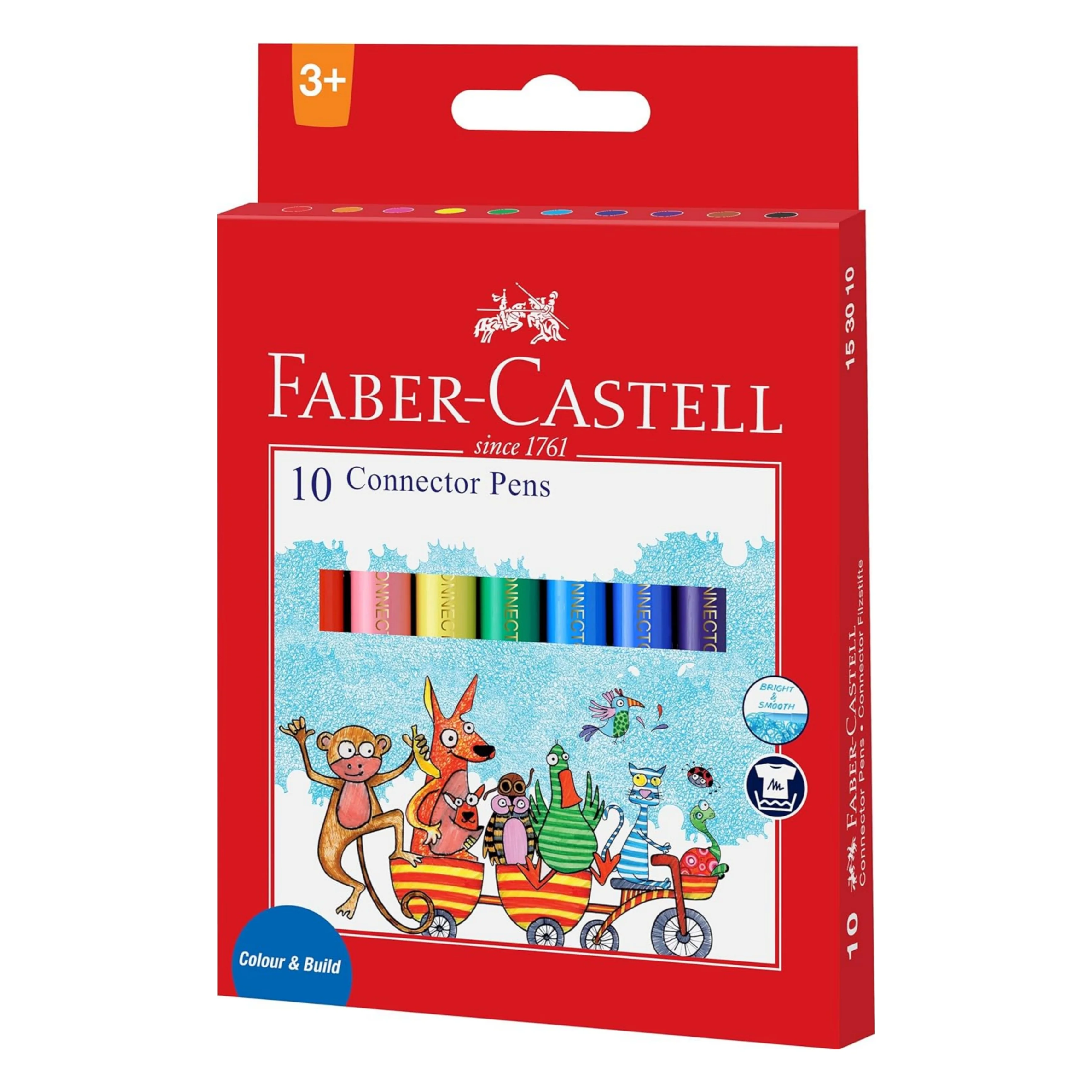 Faber-Castell Connector Pen - Pack of 10 - Image 2