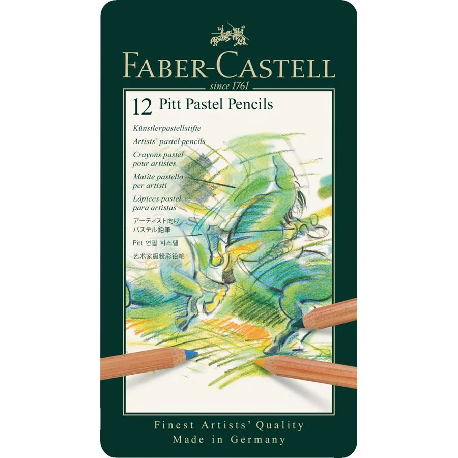 Faber Castell Pitt Pastel Pencil Set - Pack of 12 - Image 5