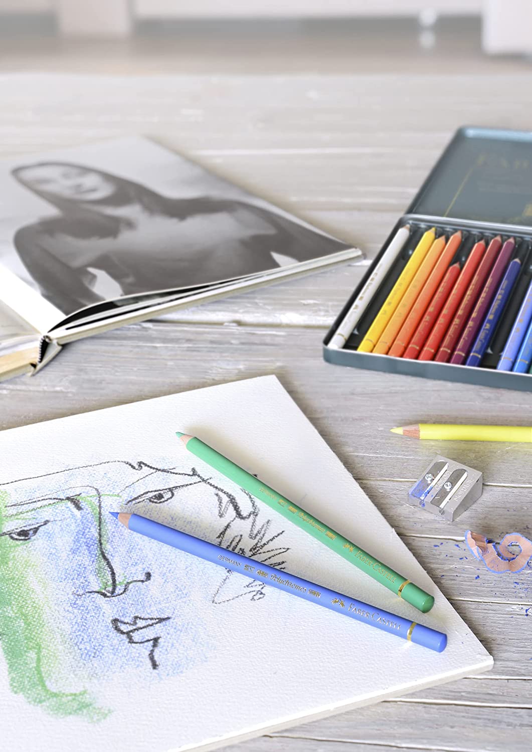 Faber-Castell Polychromos Color Pencil Set - Pack of 12 - Image 3